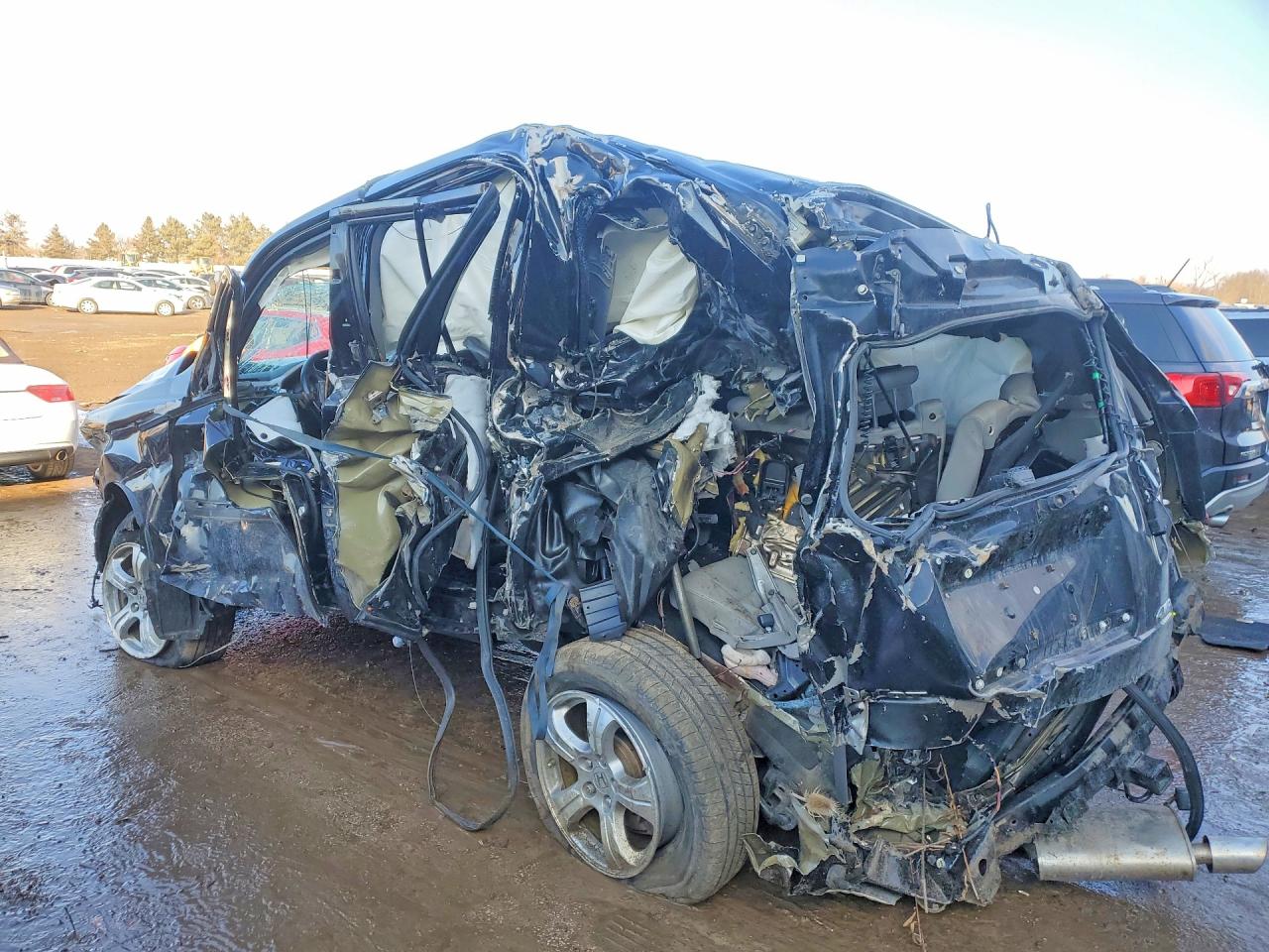2013 Honda Pilot Exl Белый vin: 5FNYF4H52DB067764