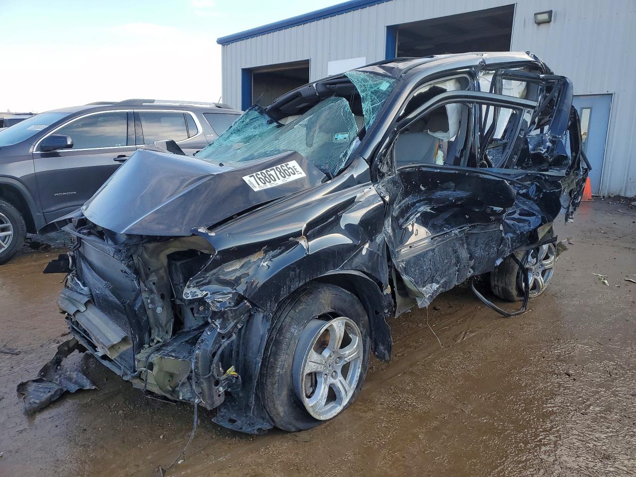 2013 Honda Pilot Exl White vin: 5FNYF4H52DB067764