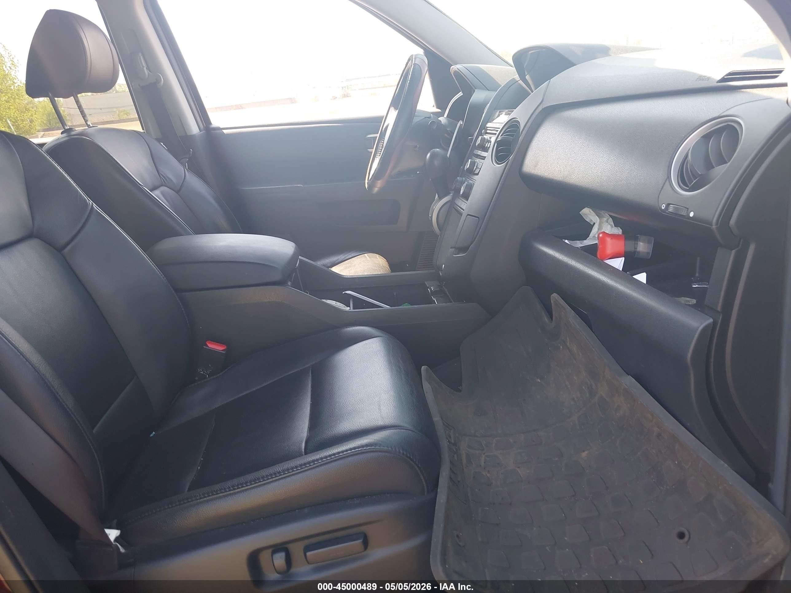 2013 Honda Pilot Ex-l Темно-бордовый vin: 5FNYF4H52DB078201