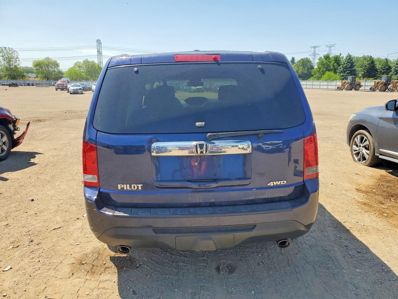 2014 Honda Pilot Exl Blue vin: 5FNYF4H52EB021059