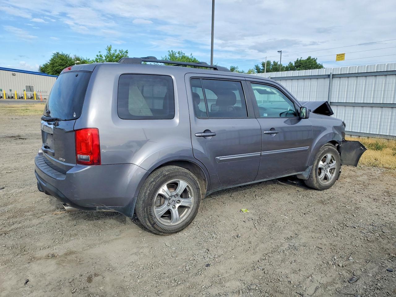 2014 Honda Pilot Exl Gray vin: 5FNYF4H52EB023023