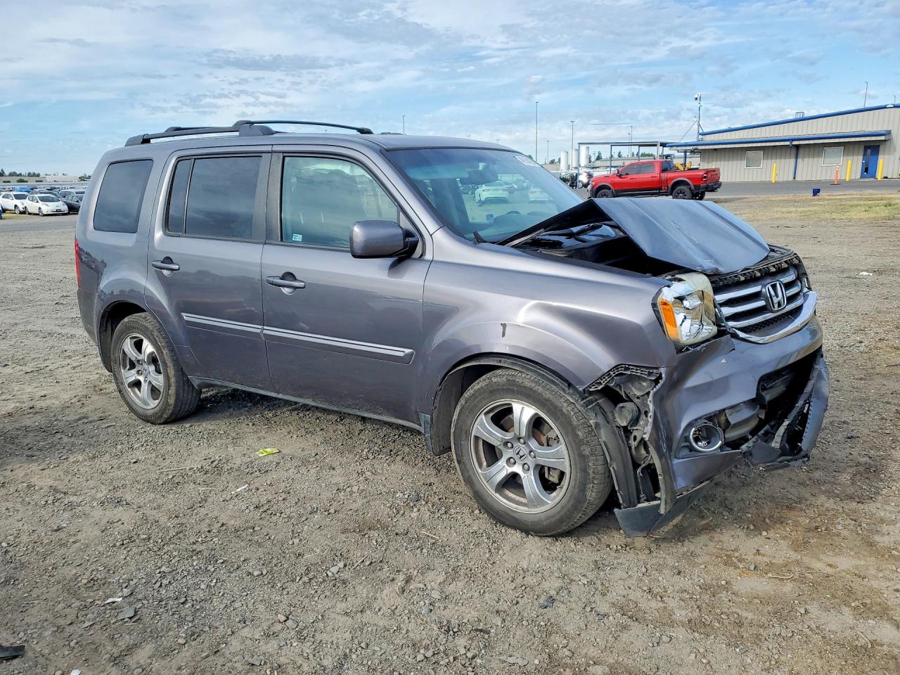 2014 Honda Pilot Exl Gray vin: 5FNYF4H52EB023023