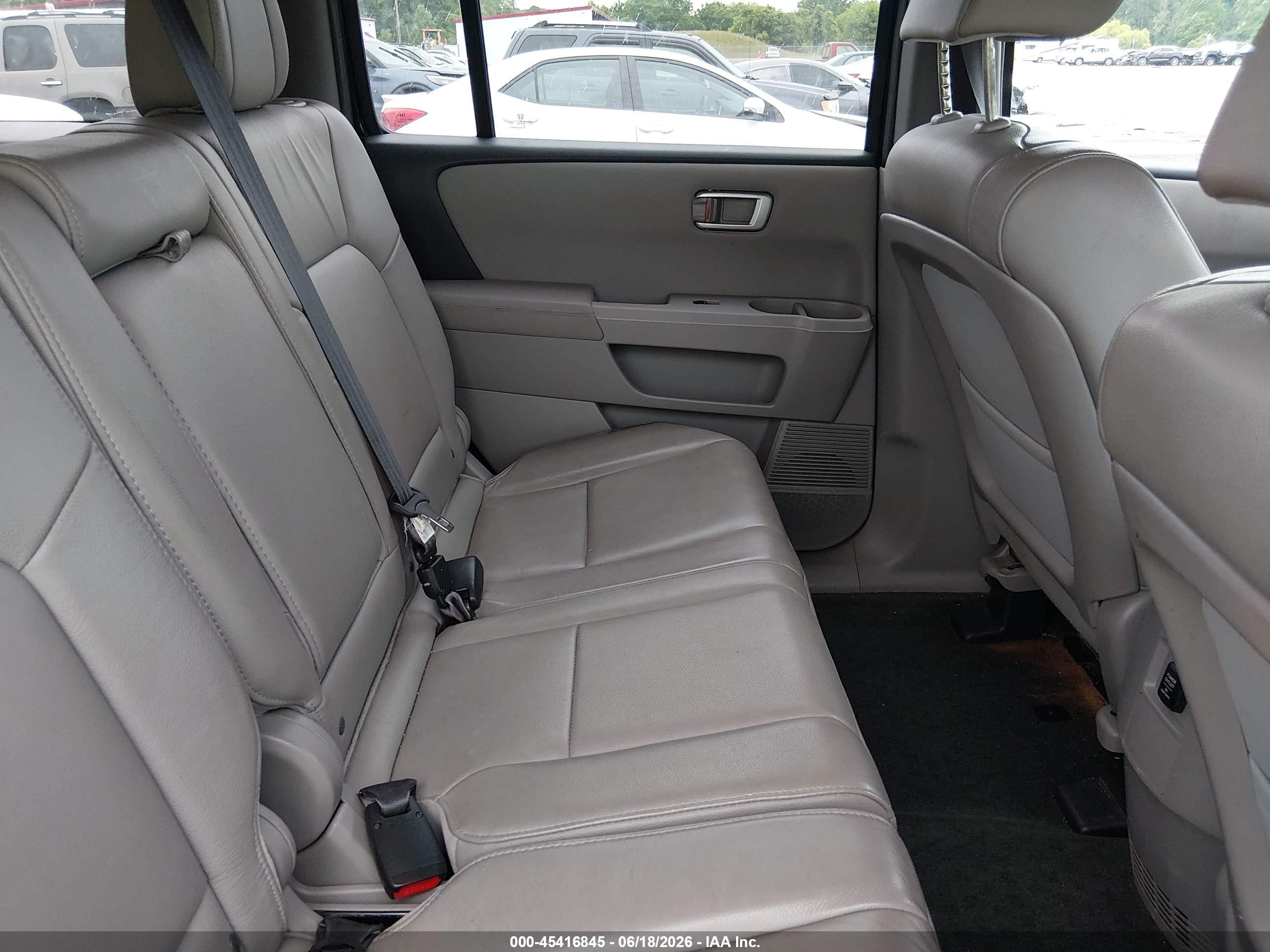 2014 Honda Pilot Ex-l Blue vin: 5FNYF4H52EB053087