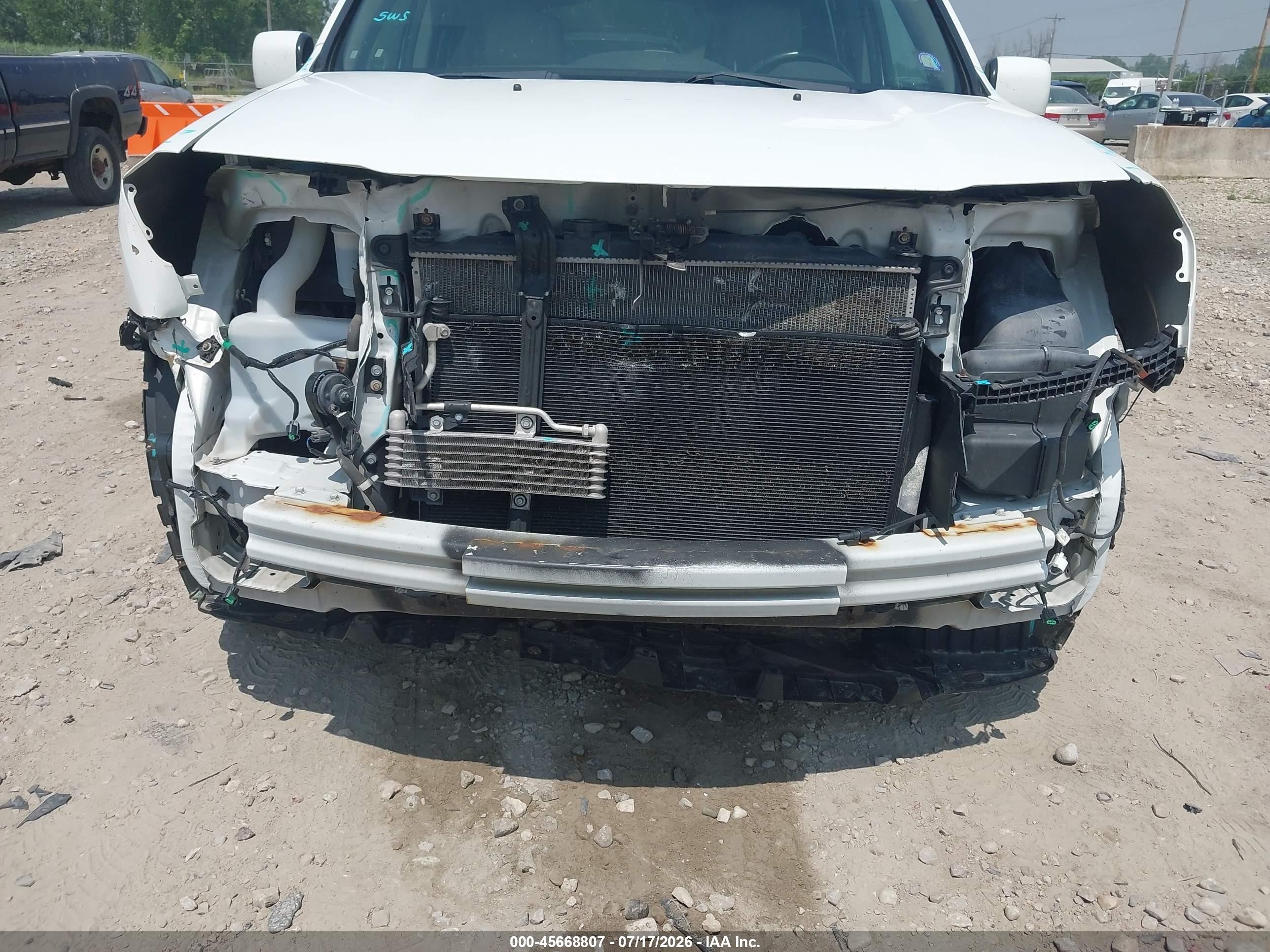 2015 Honda Pilot Ex-l Белый vin: 5FNYF4H52FB018891