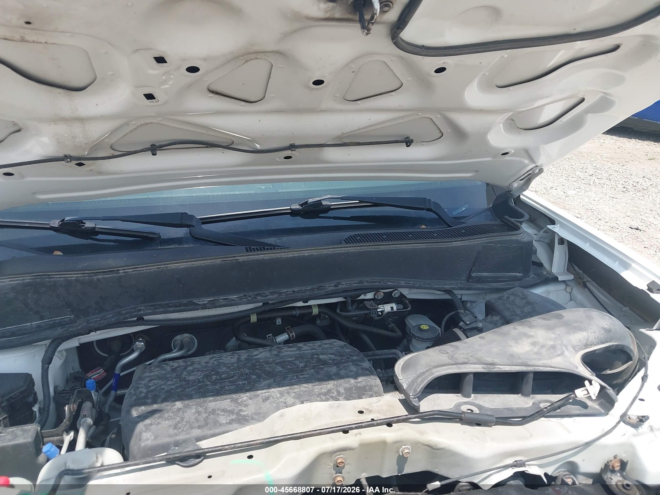 2015 Honda Pilot Ex-l Белый vin: 5FNYF4H52FB018891