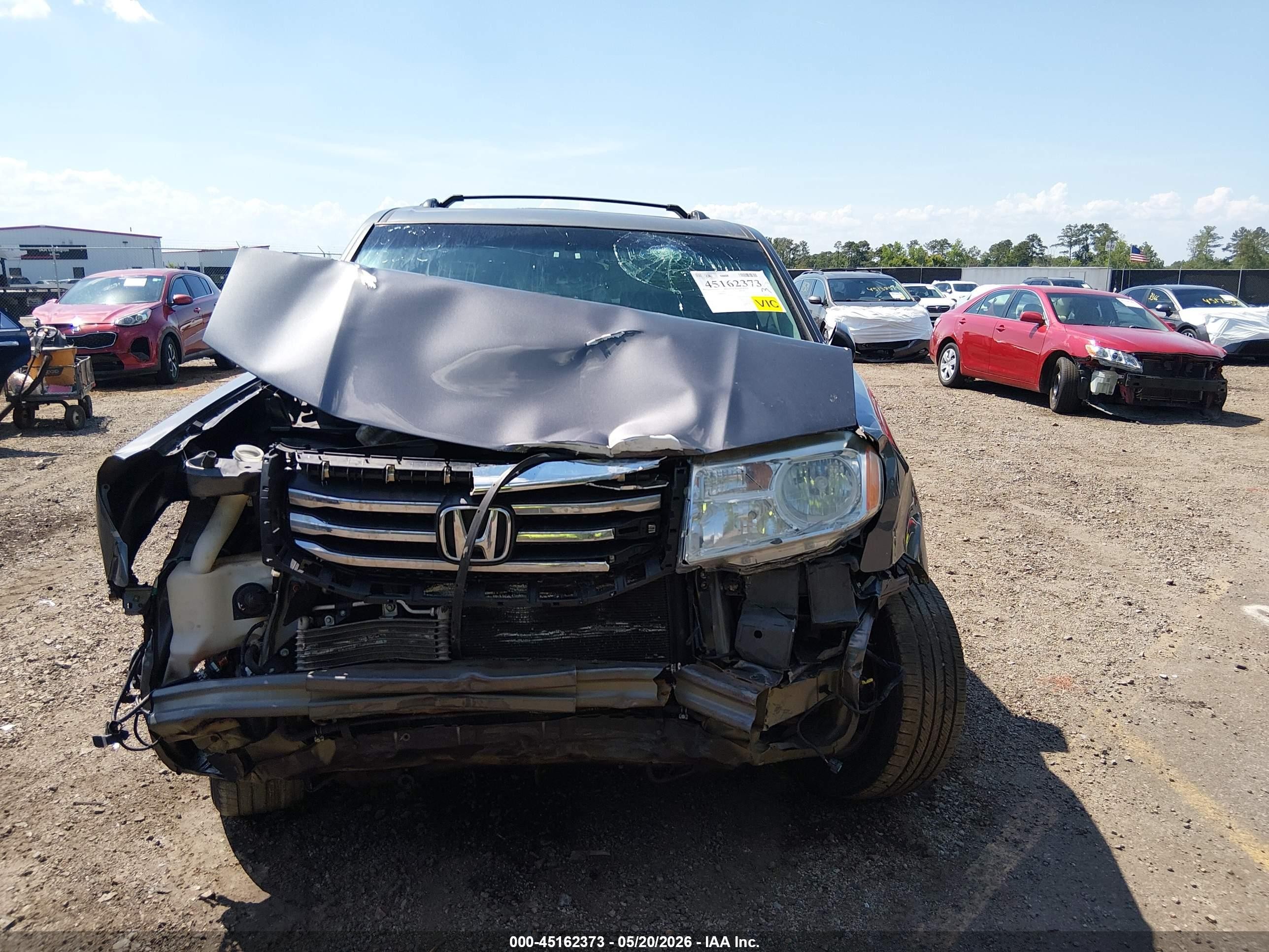 2015 Honda Pilot Ex-l Серый vin: 5FNYF4H52FB028210