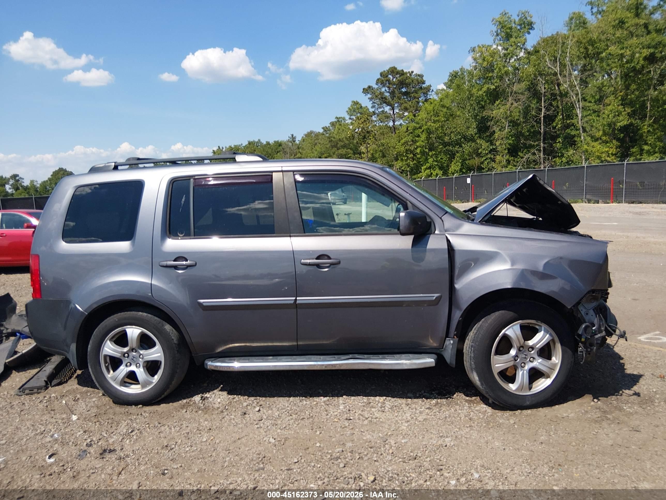2015 Honda Pilot Ex-l Серый vin: 5FNYF4H52FB028210