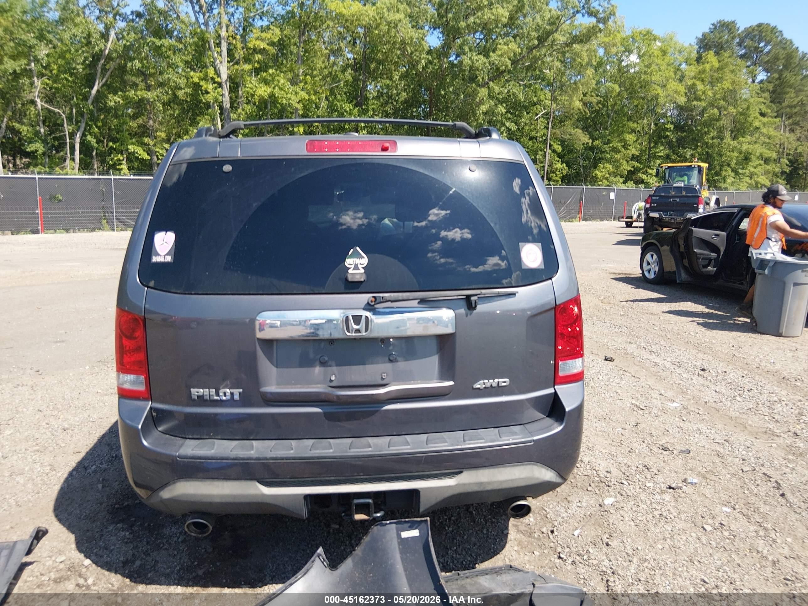 2015 Honda Pilot Ex-l Серый vin: 5FNYF4H52FB028210