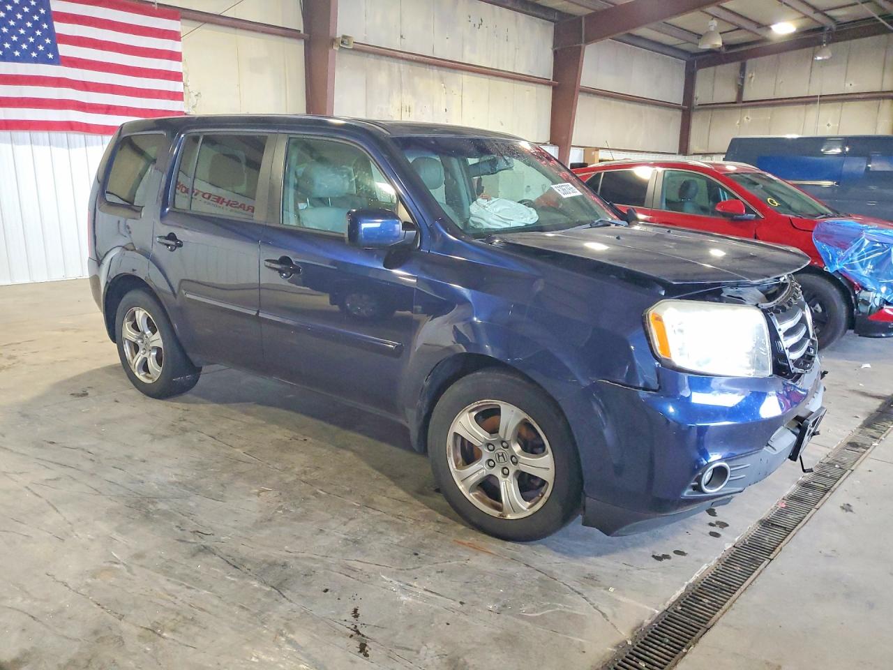 2015 Honda Pilot Exl Blue vin: 5FNYF4H52FB029986
