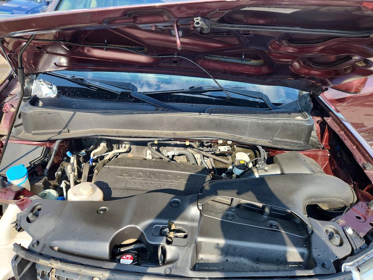 2015 Honda Pilot Exl Maroon vin: 5FNYF4H52FB039823