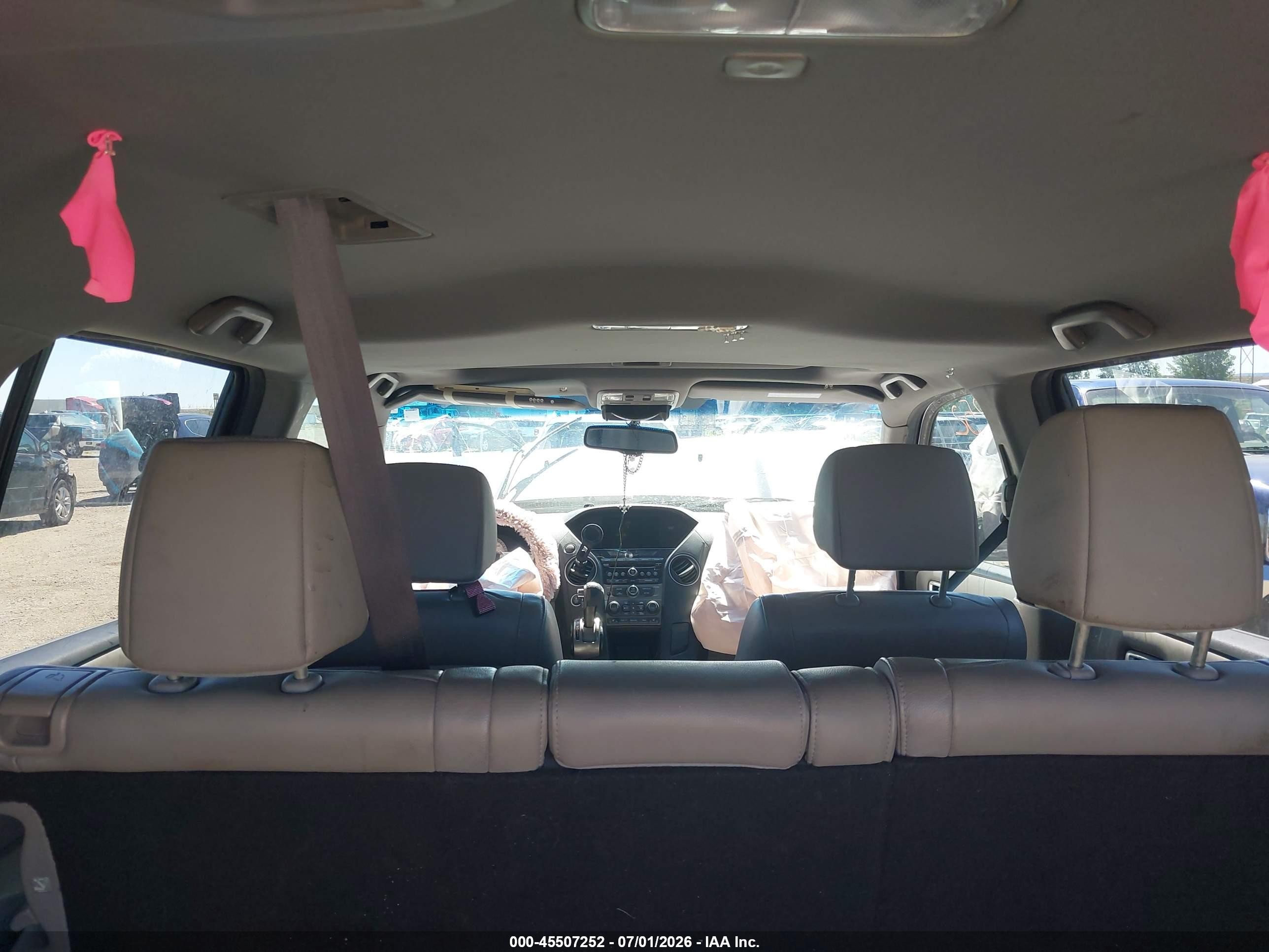 2015 Honda Pilot Ex-l Blue vin: 5FNYF4H52FB046349