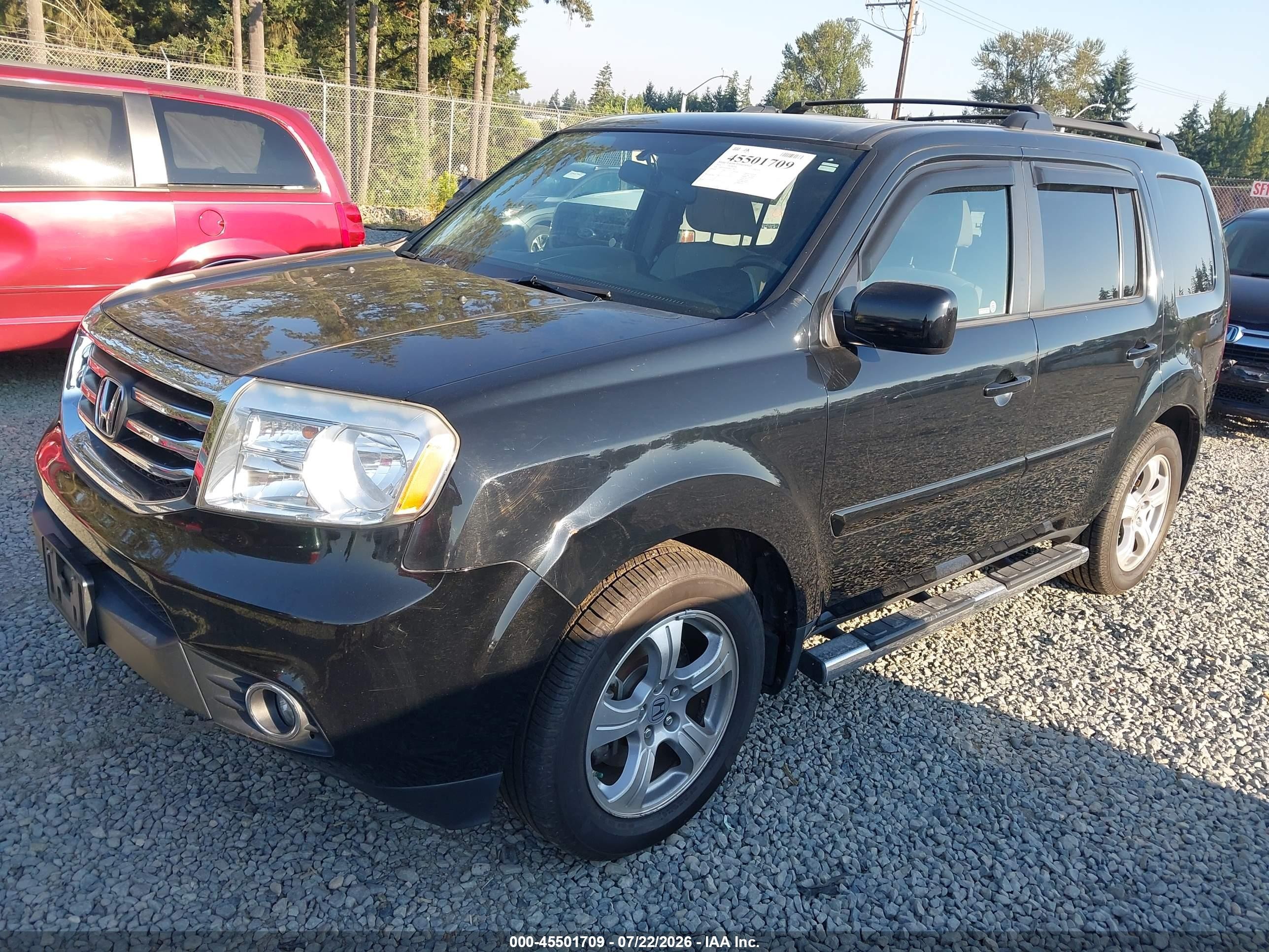 2015 Honda Pilot Ex-l Черный vin: 5FNYF4H52FB073700
