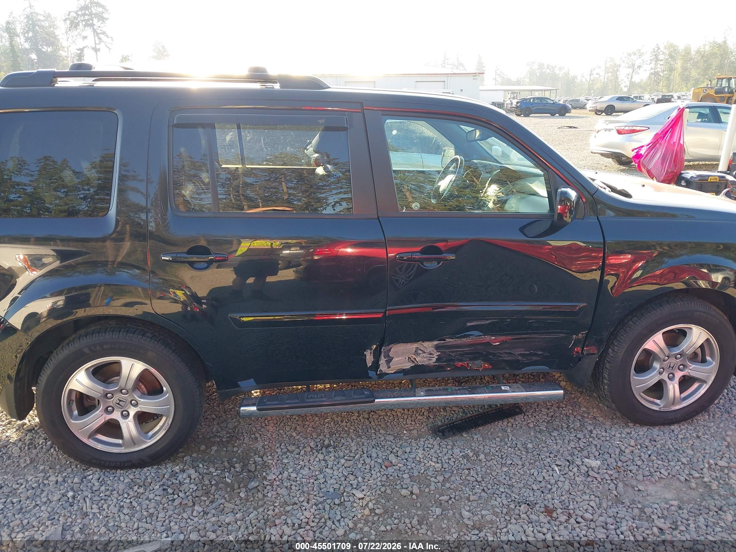 2015 Honda Pilot Ex-l Черный vin: 5FNYF4H52FB073700