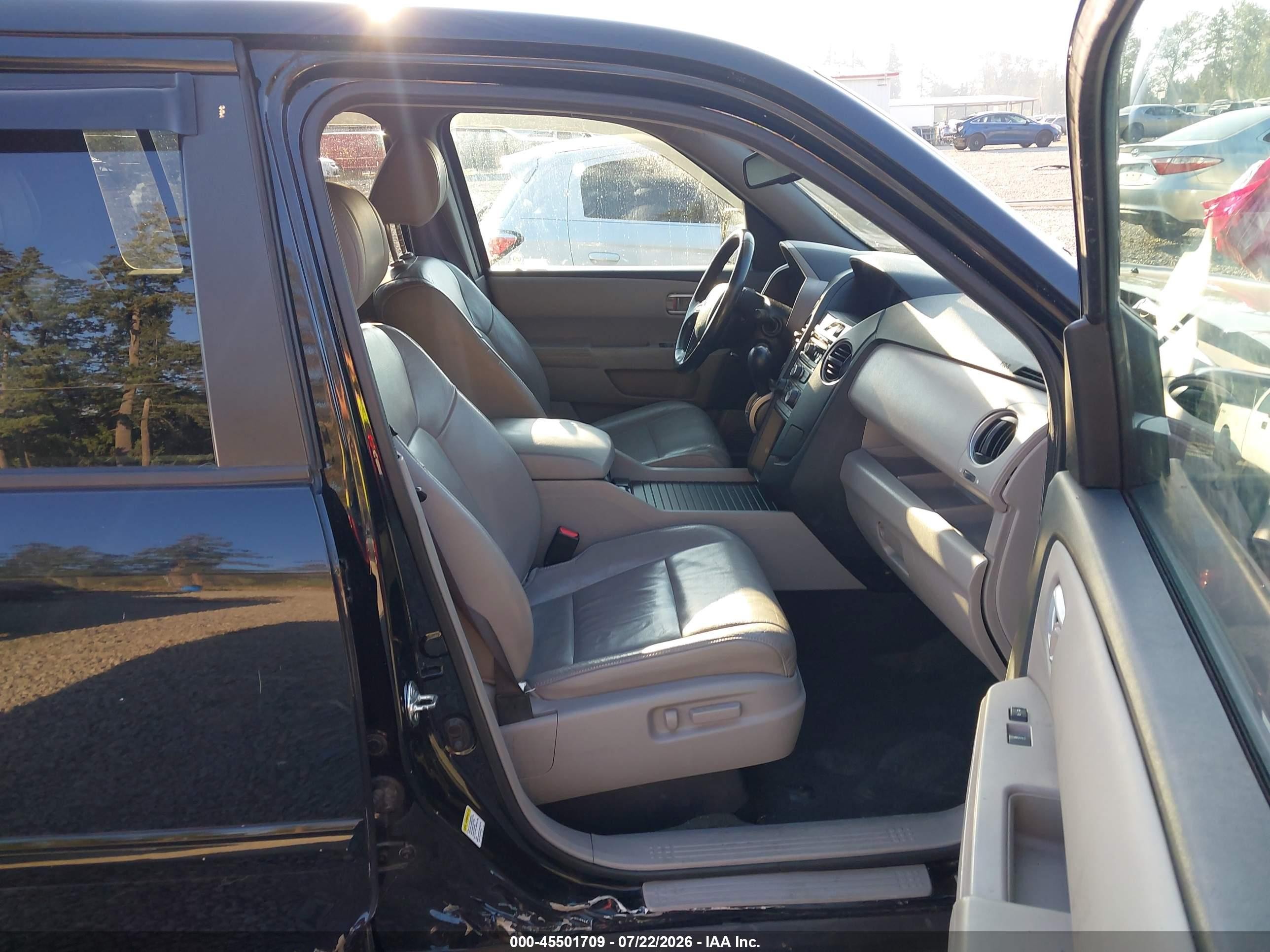 2015 Honda Pilot Ex-l Черный vin: 5FNYF4H52FB073700