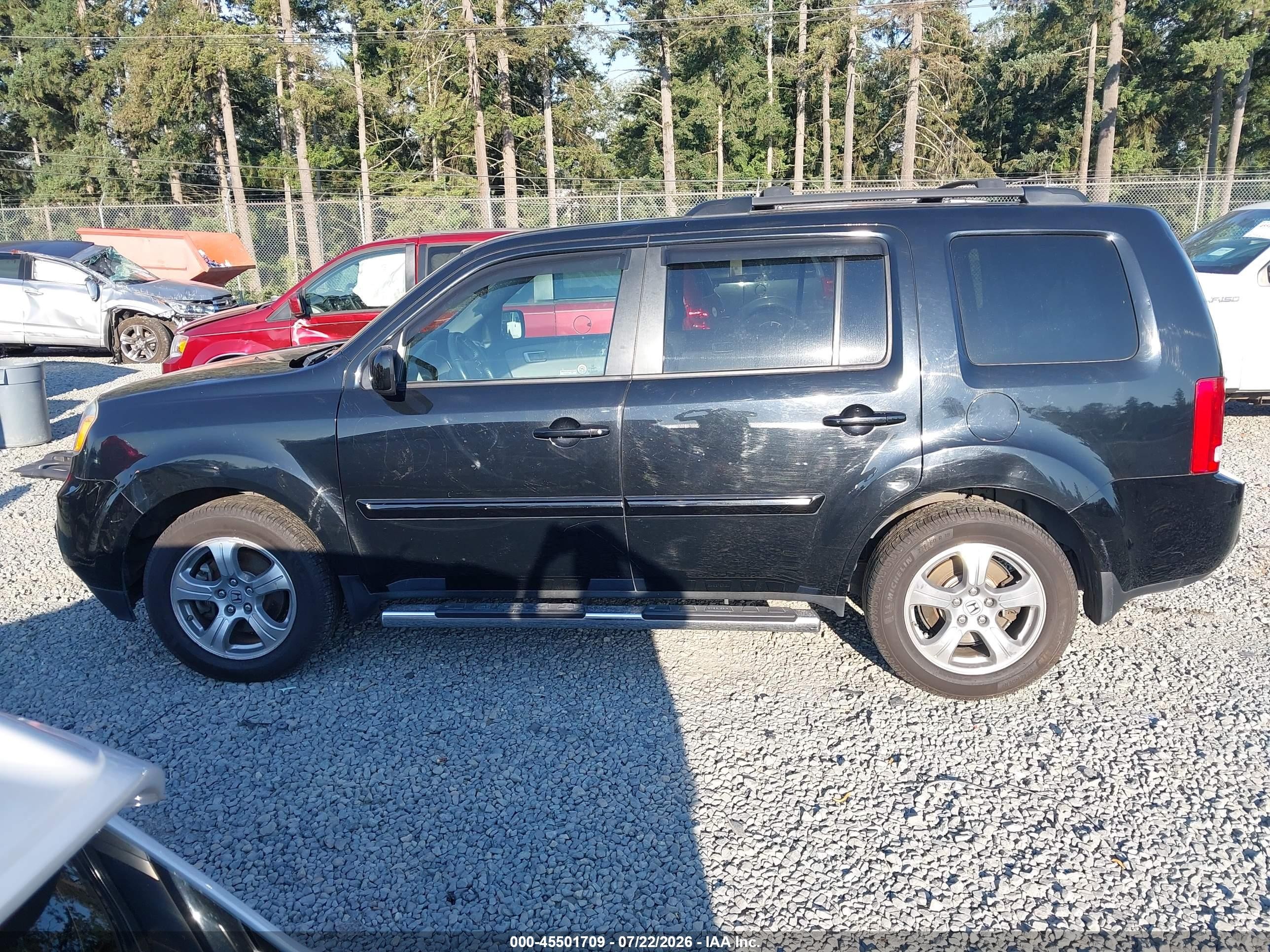 2015 Honda Pilot Ex-l Черный vin: 5FNYF4H52FB073700