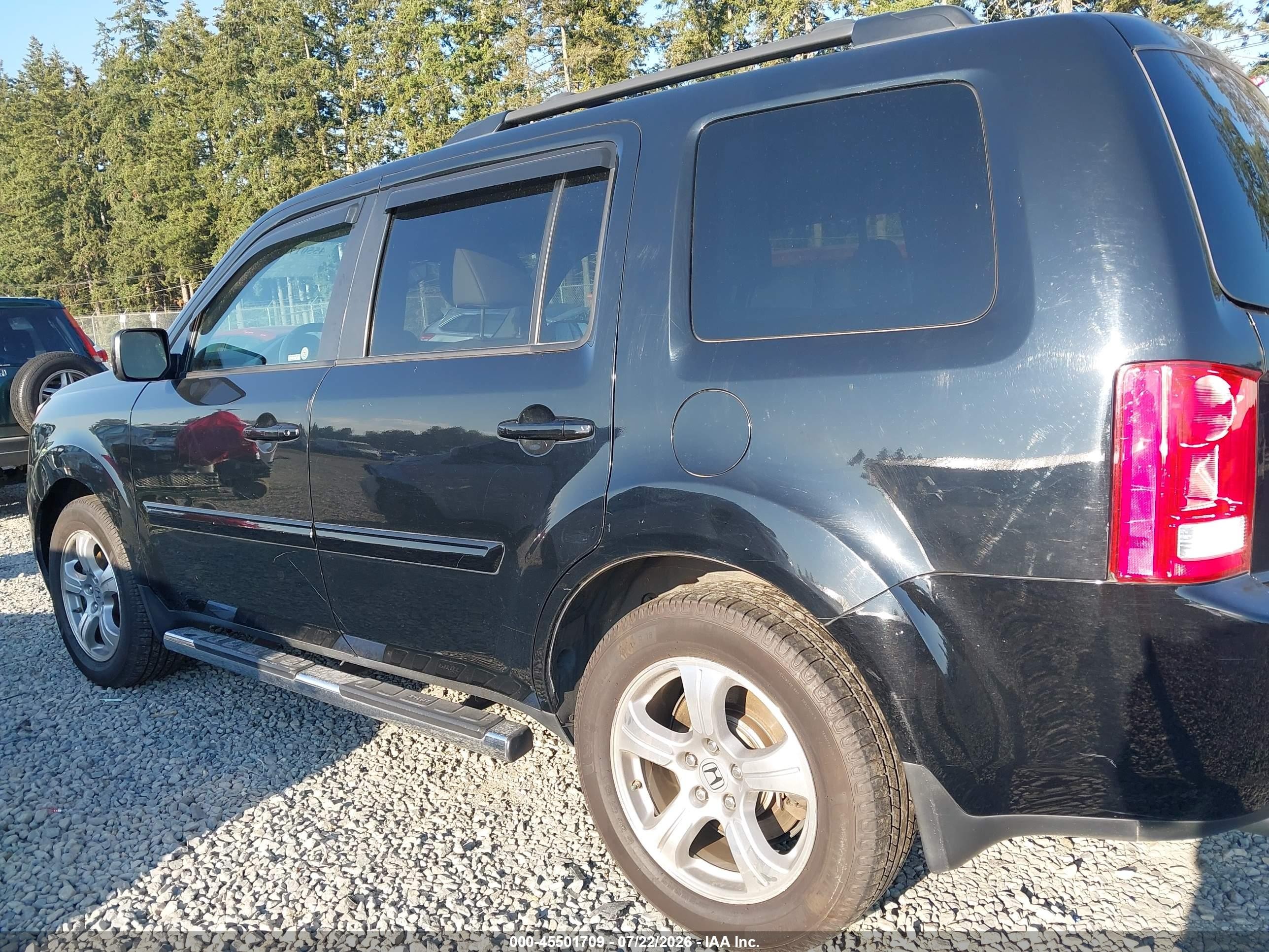 2015 Honda Pilot Ex-l Черный vin: 5FNYF4H52FB073700