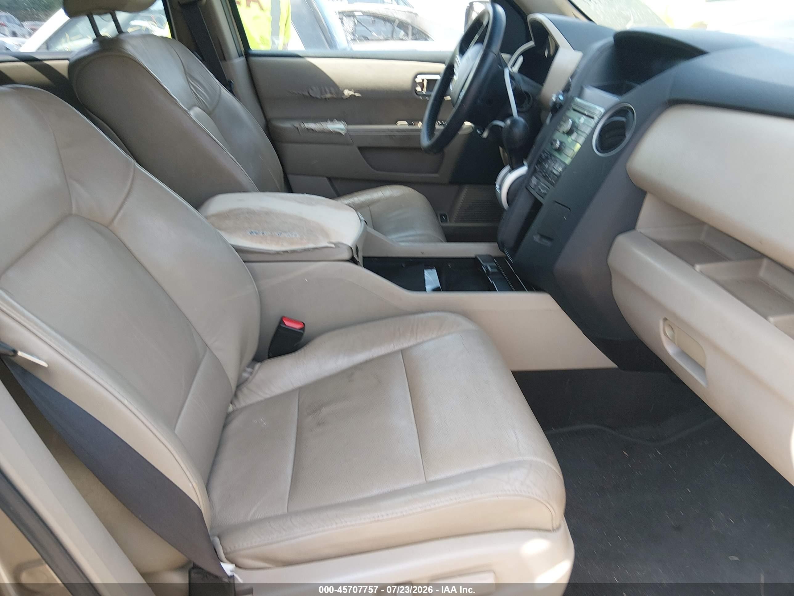 2010 Honda Pilot Ex-l Золотой vin: 5FNYF4H53AB039631