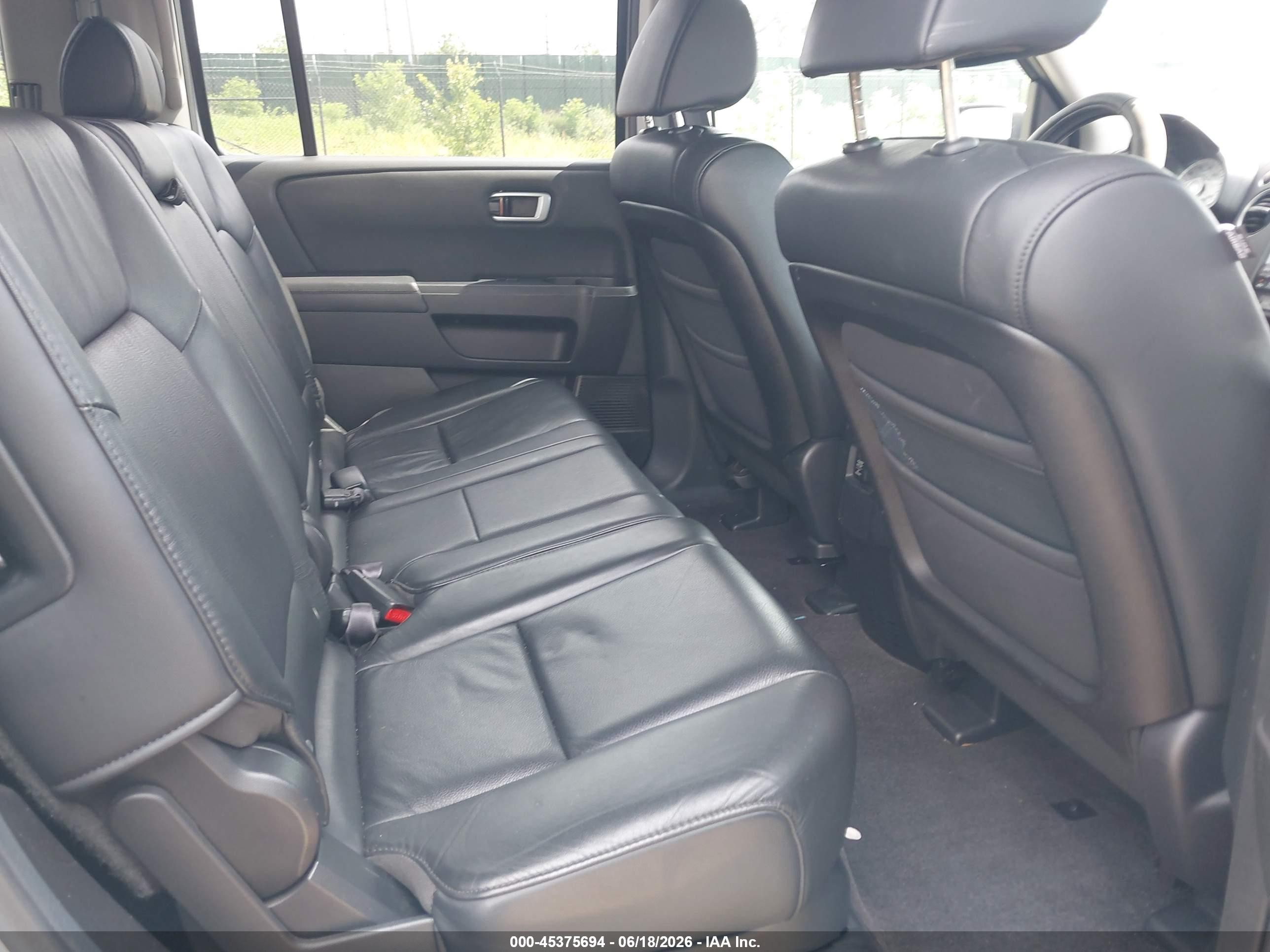 2011 Honda Pilot Ex-l Gray vin: 5FNYF4H53BB004380