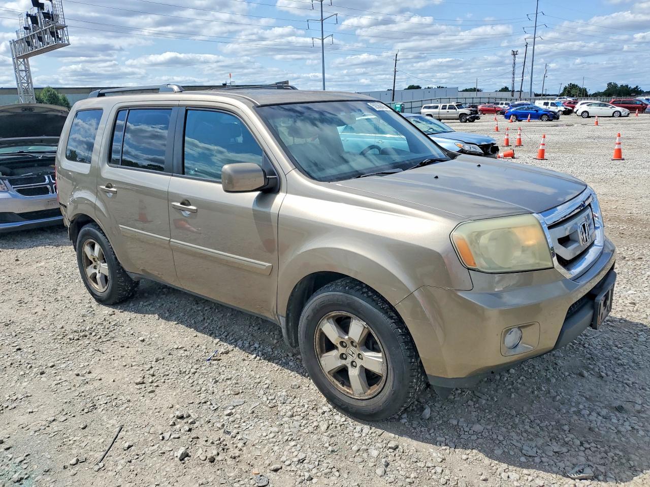 2011 Honda Pilot Exl Gold vin: 5FNYF4H53BB010633