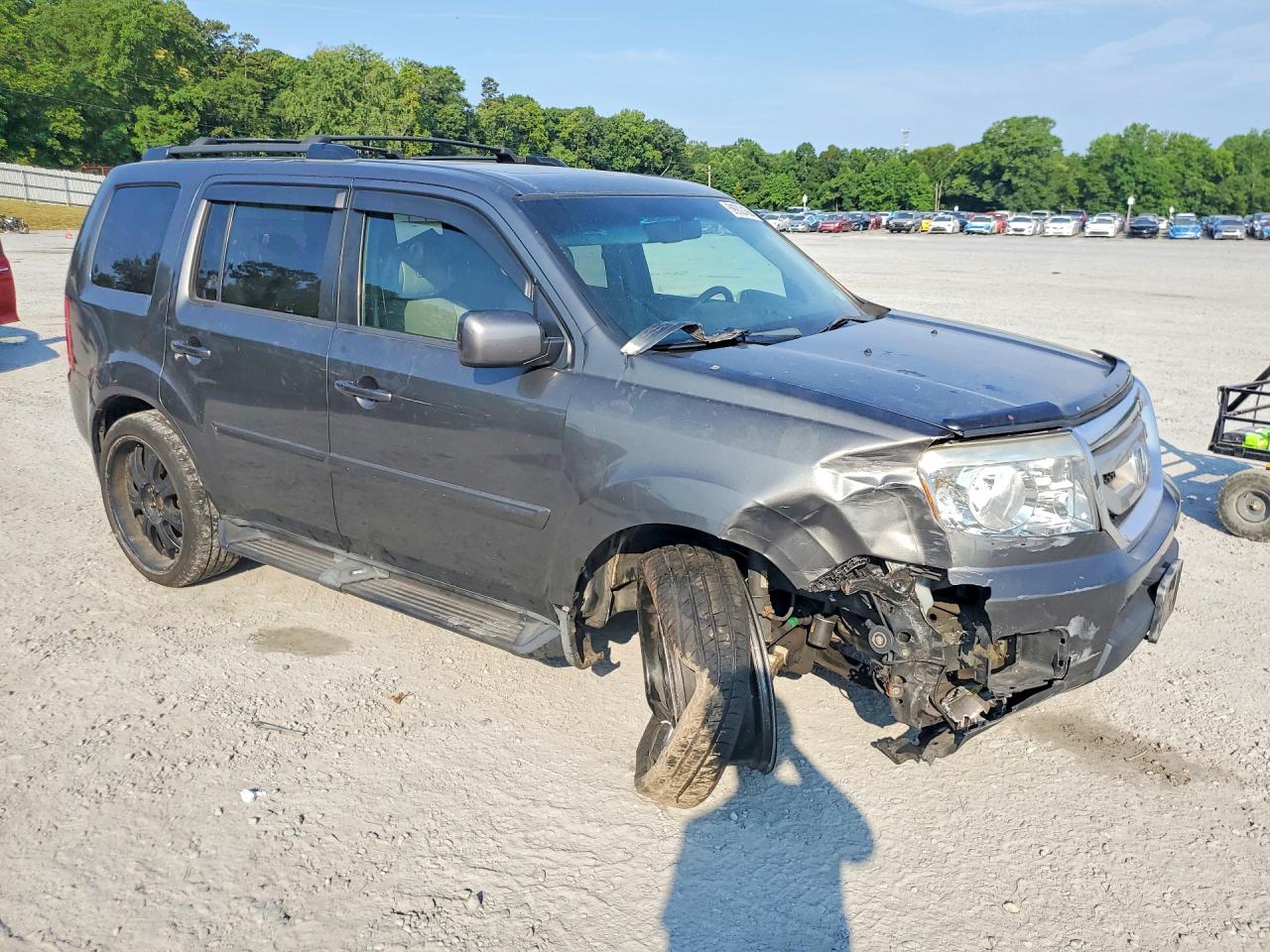 2011 Honda Pilot Exl Charcoal vin: 5FNYF4H53BB026945