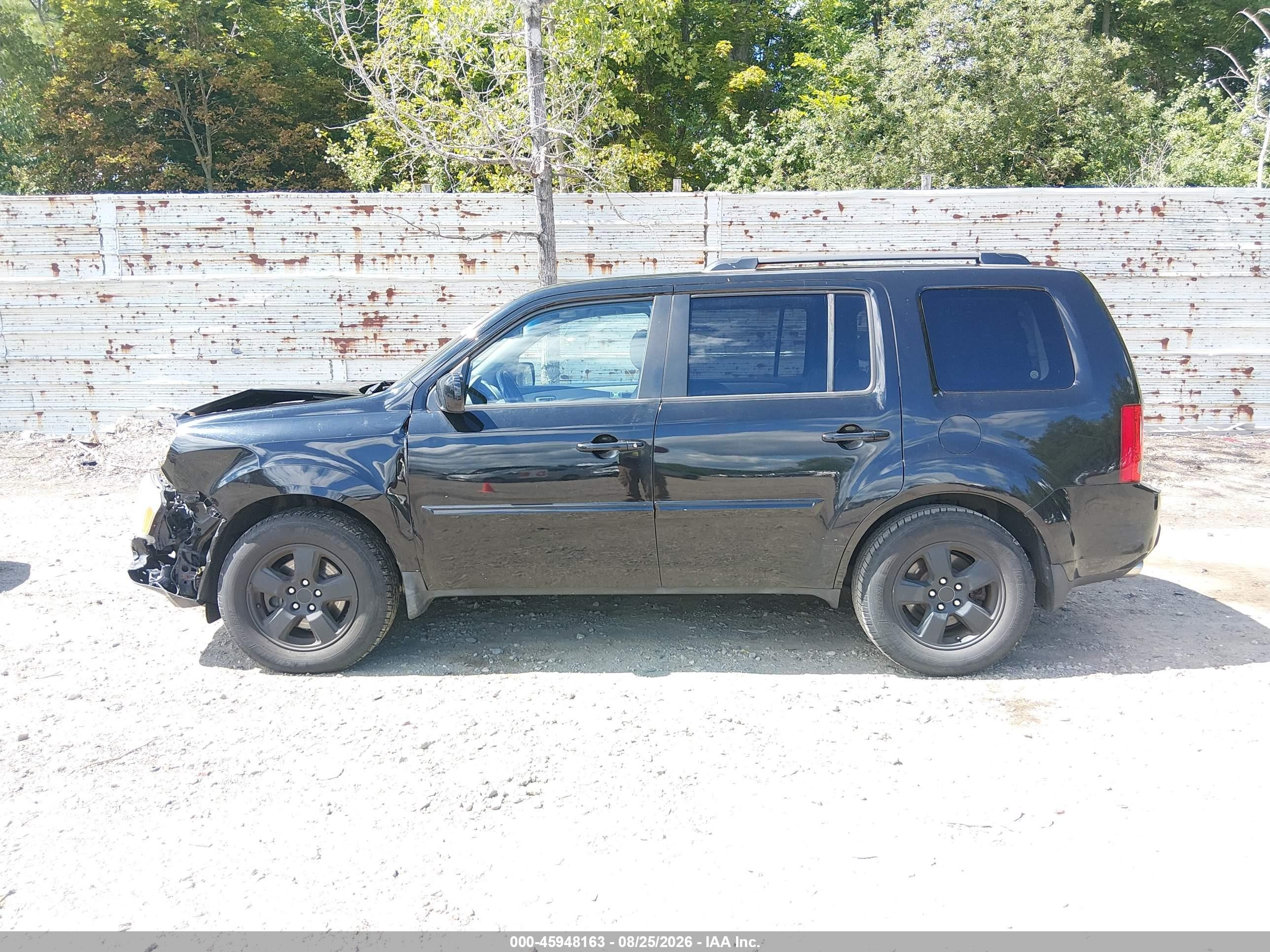 2011 Honda Pilot Ex-l Black vin: 5FNYF4H53BB063557