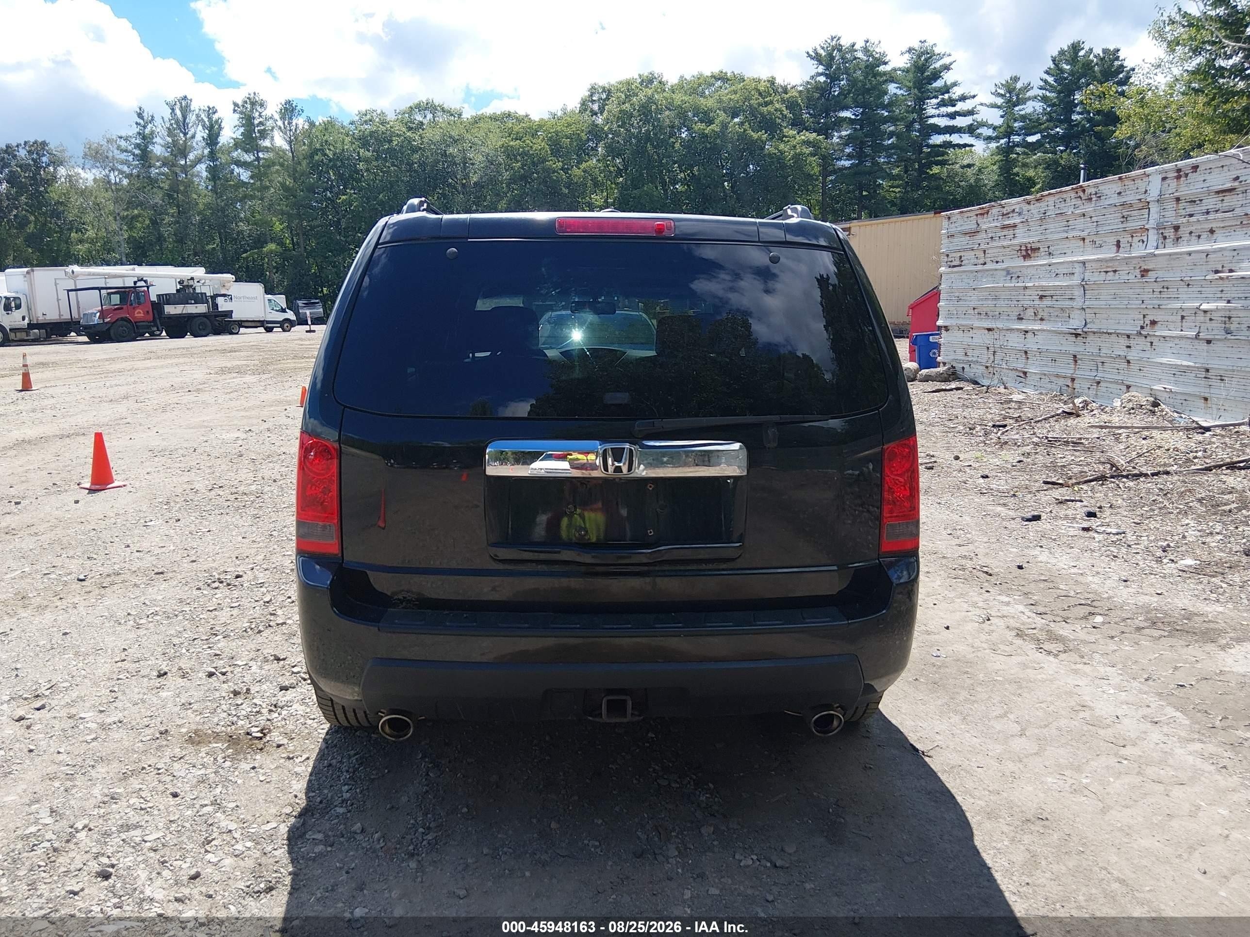 2011 Honda Pilot Ex-l Black vin: 5FNYF4H53BB063557
