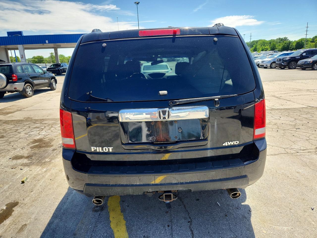 2011 Honda Pilot Exl Black vin: 5FNYF4H53BB086885