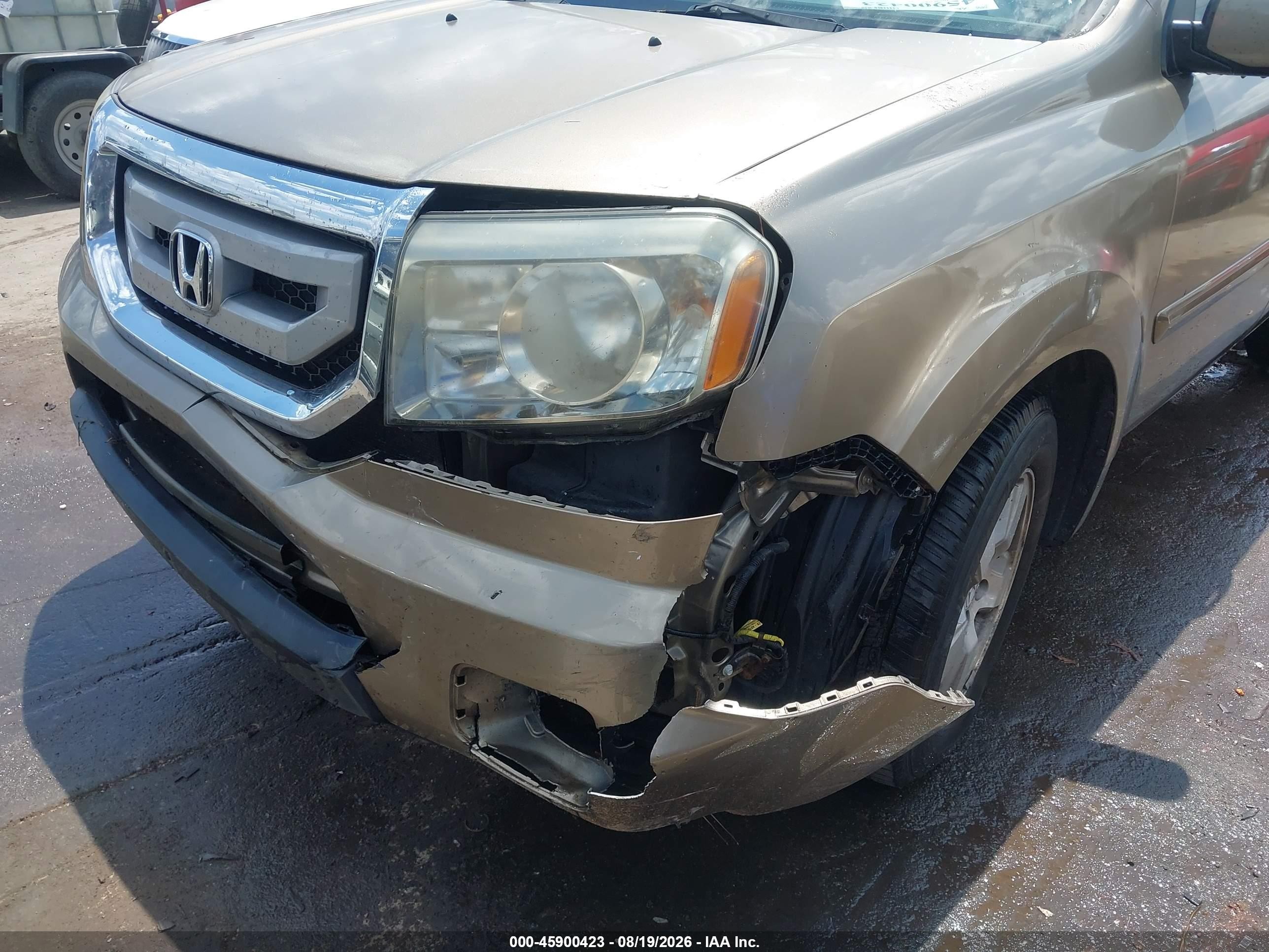 2011 Honda Pilot Ex-l Brown vin: 5FNYF4H53BB088071