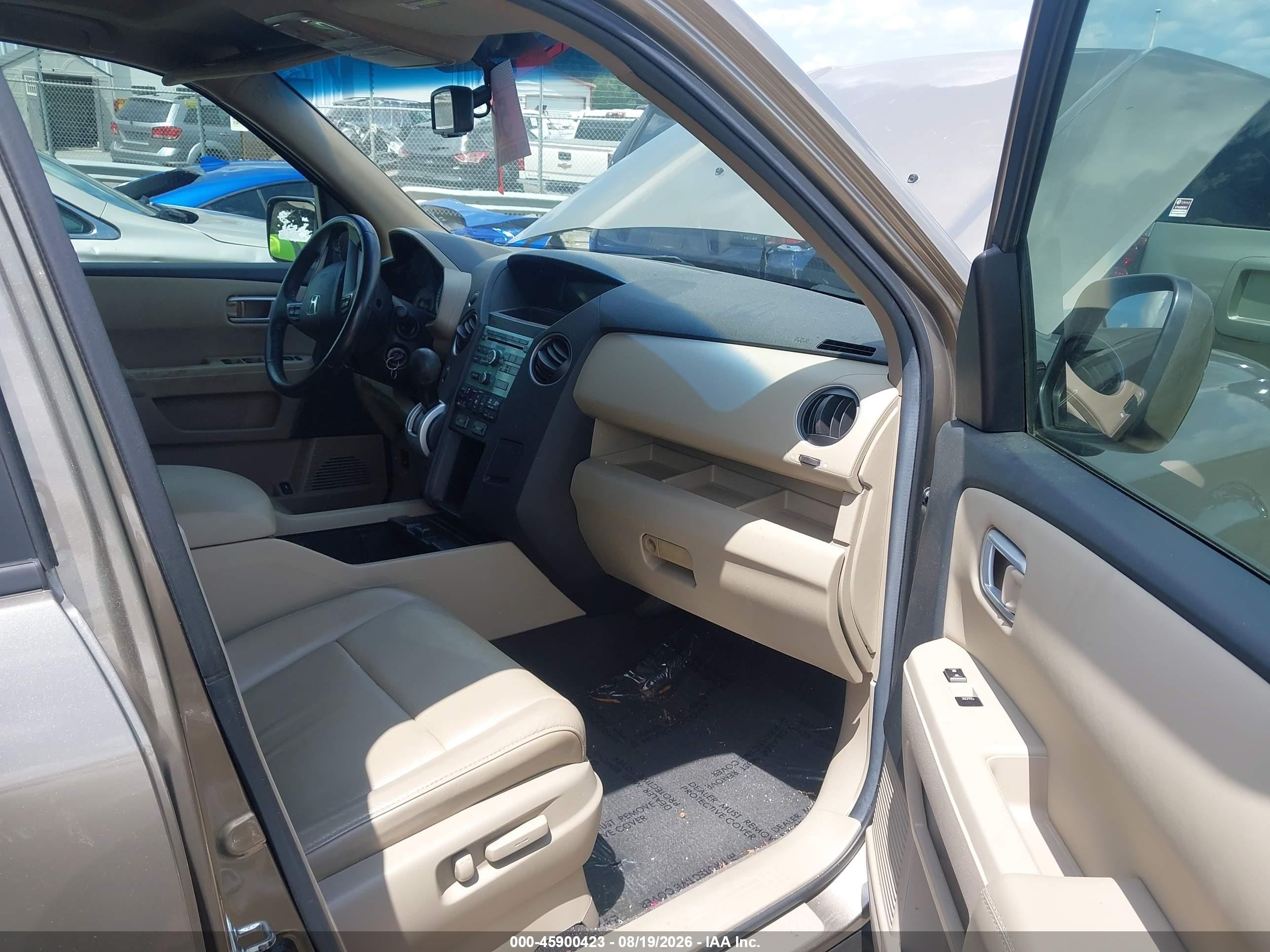 2011 Honda Pilot Ex-l Brown vin: 5FNYF4H53BB088071