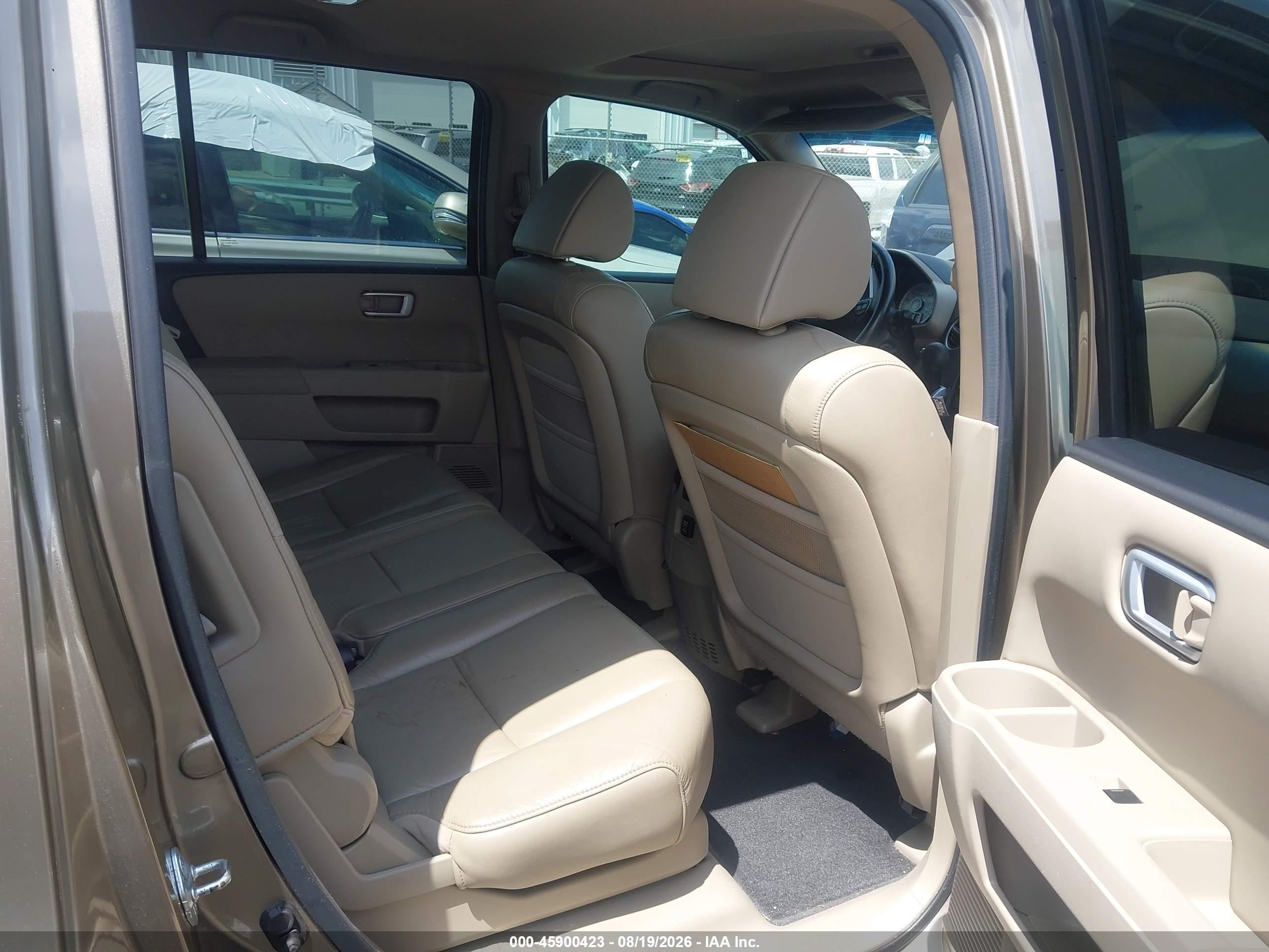 2011 Honda Pilot Ex-l Brown vin: 5FNYF4H53BB088071