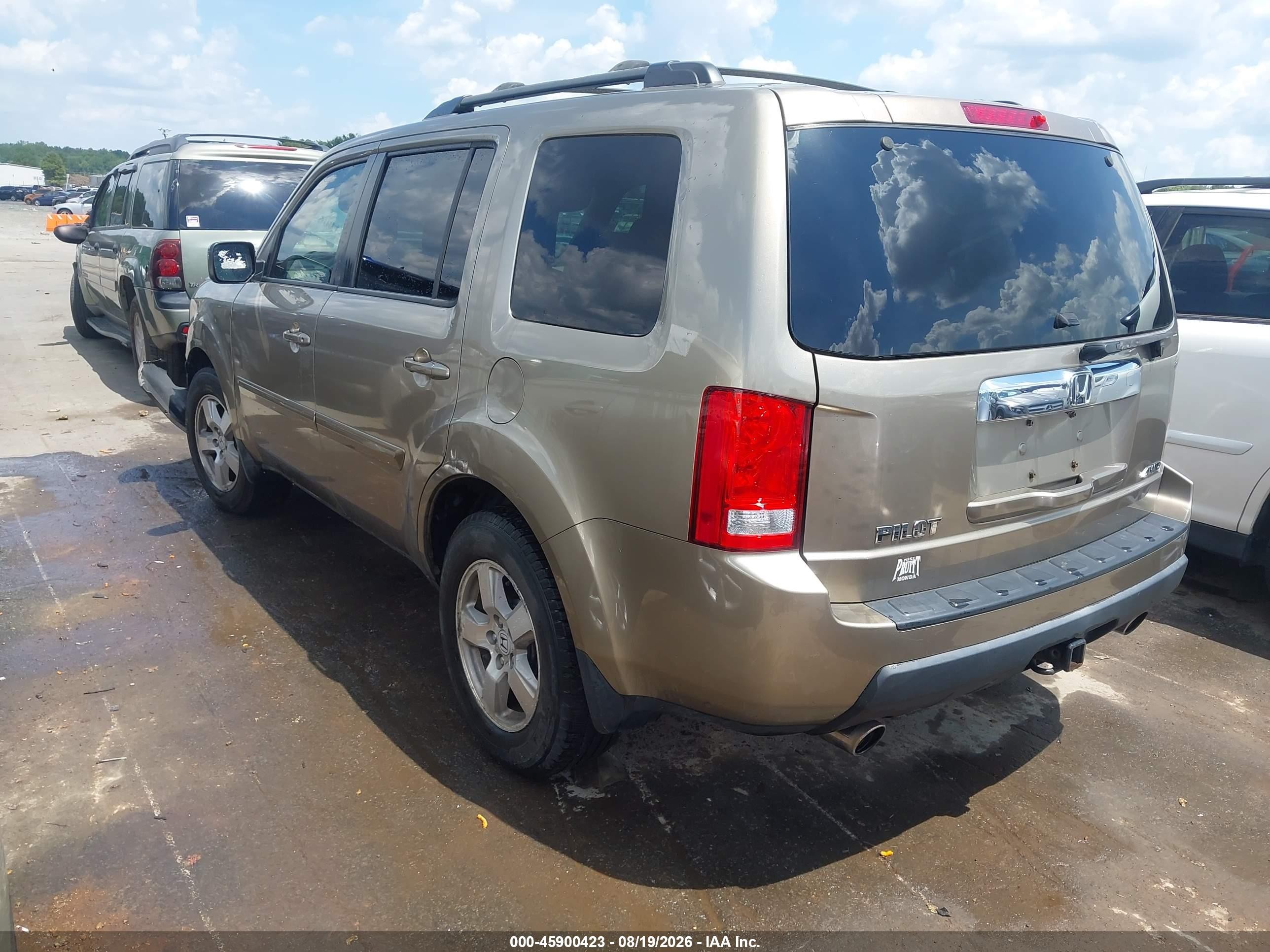 2011 Honda Pilot Ex-l Brown vin: 5FNYF4H53BB088071