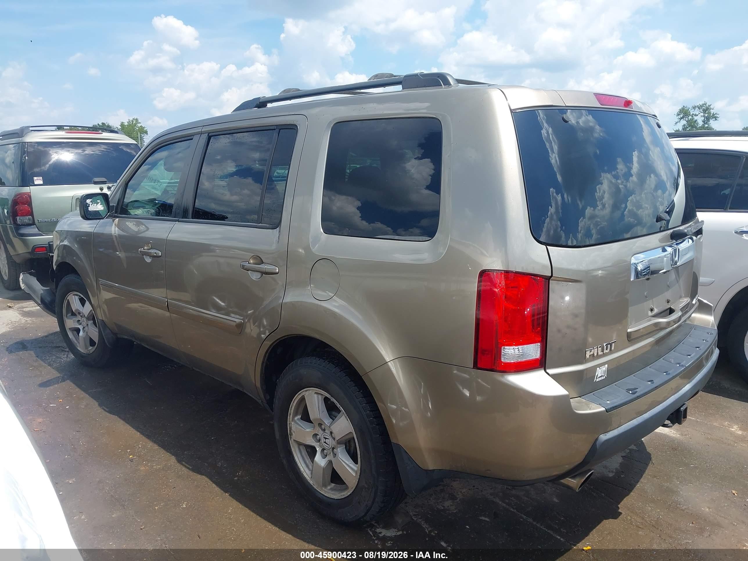 2011 Honda Pilot Ex-l Brown vin: 5FNYF4H53BB088071