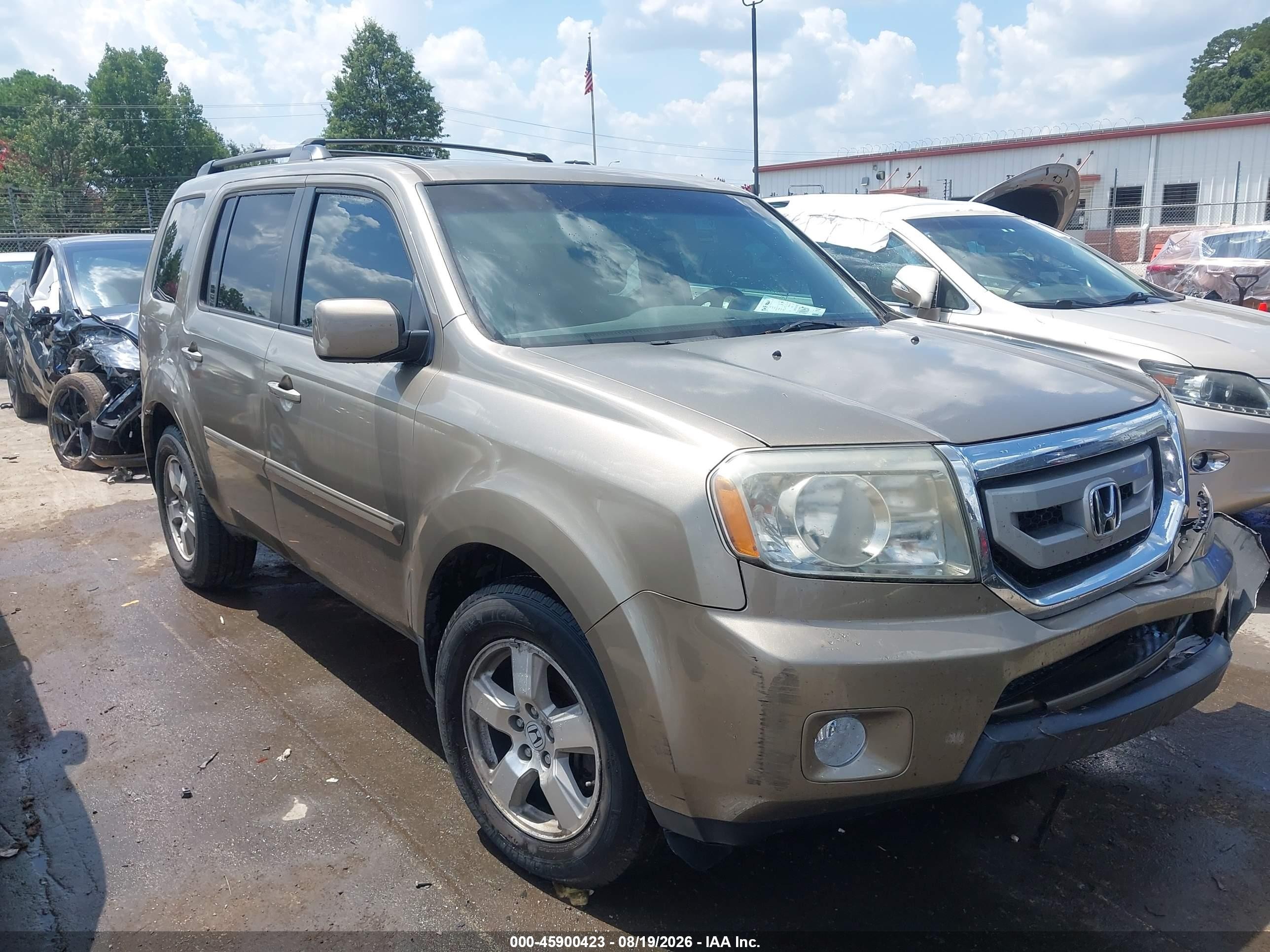 2011 Honda Pilot Ex-l Brown vin: 5FNYF4H53BB088071