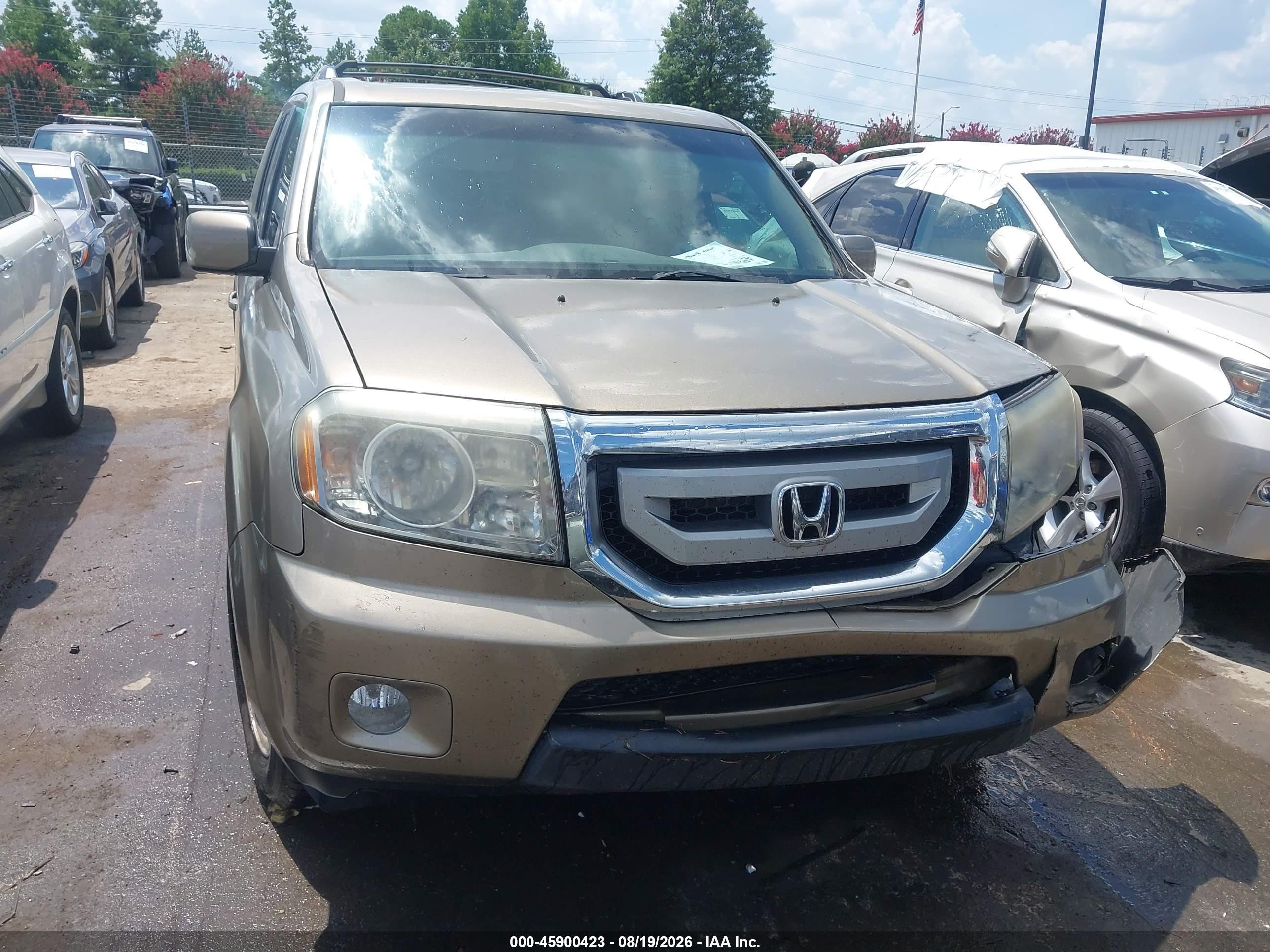 2011 Honda Pilot Ex-l Brown vin: 5FNYF4H53BB088071