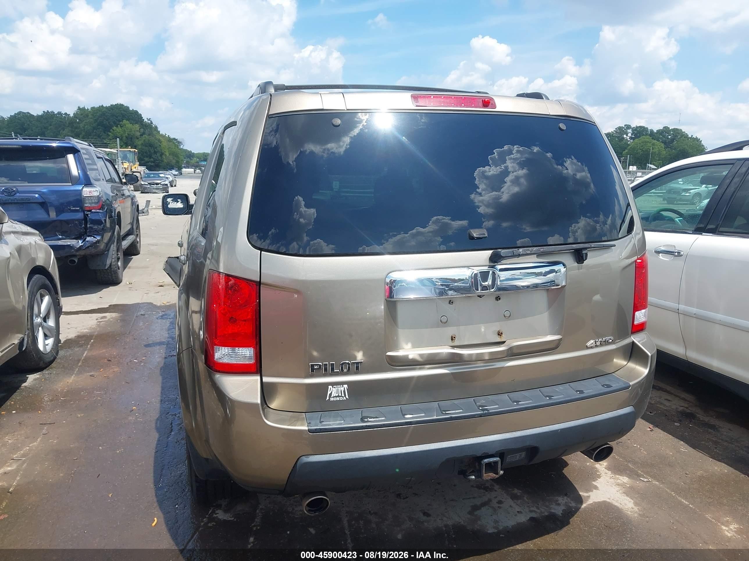 2011 Honda Pilot Ex-l Brown vin: 5FNYF4H53BB088071