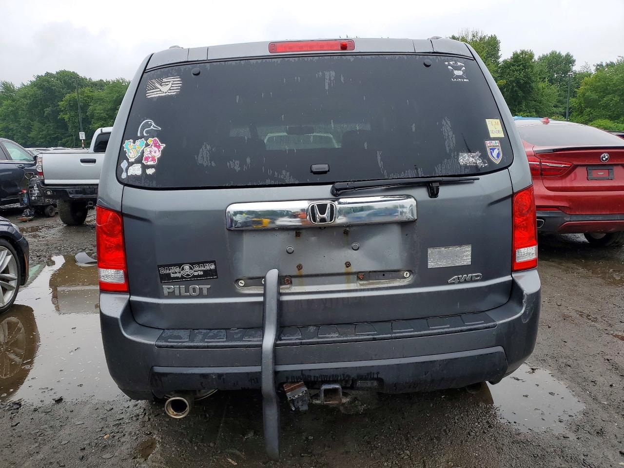 2011 Honda Pilot Exl Gray vin: 5FNYF4H53BB093318