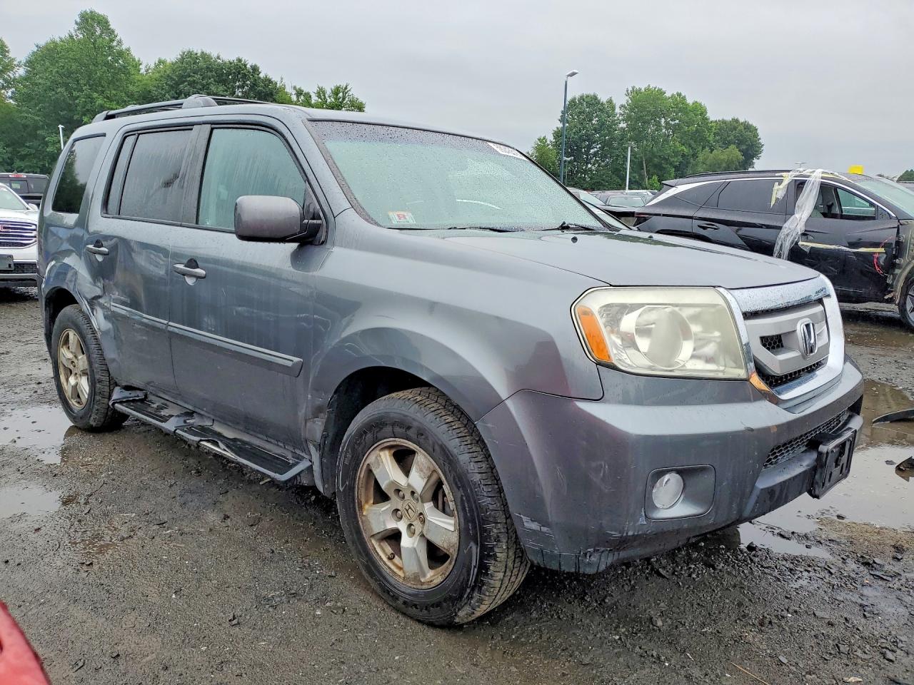 2011 Honda Pilot Exl Gray vin: 5FNYF4H53BB093318