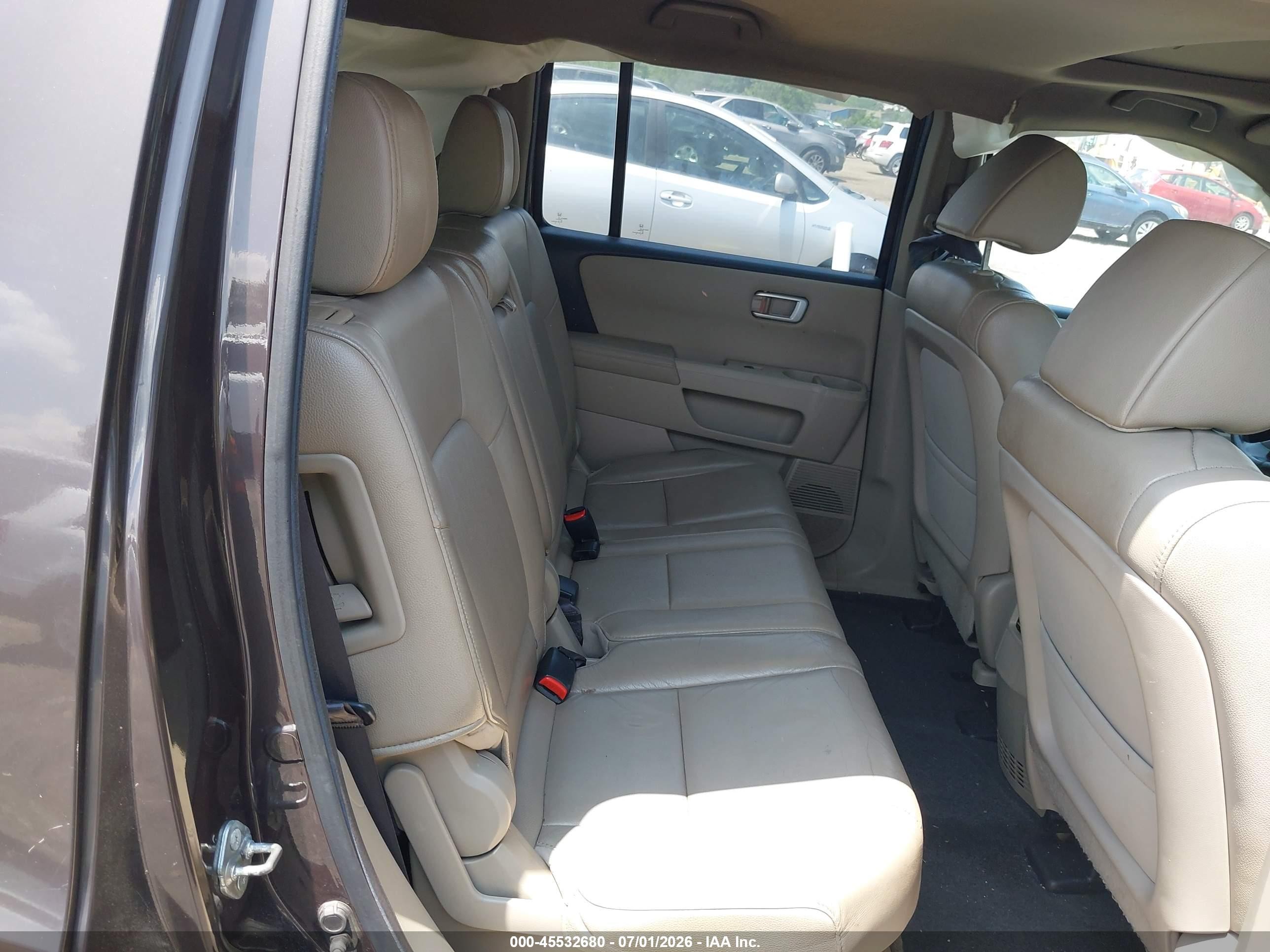2012 Honda Pilot Ex-l Gray vin: 5FNYF4H53CB017096