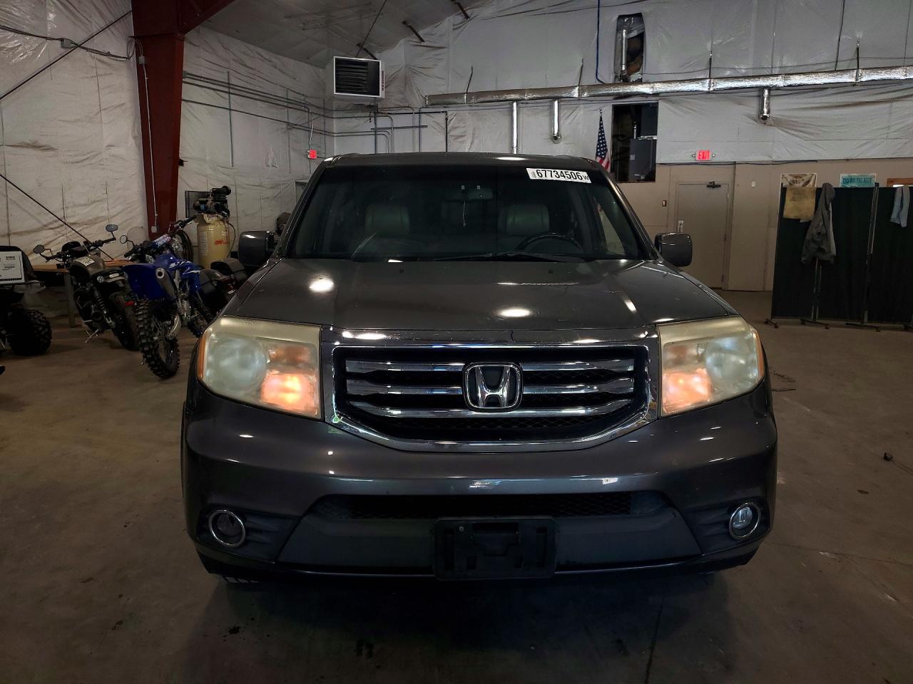 2012 Honda Pilot Exl Серый vin: 5FNYF4H53CB022007