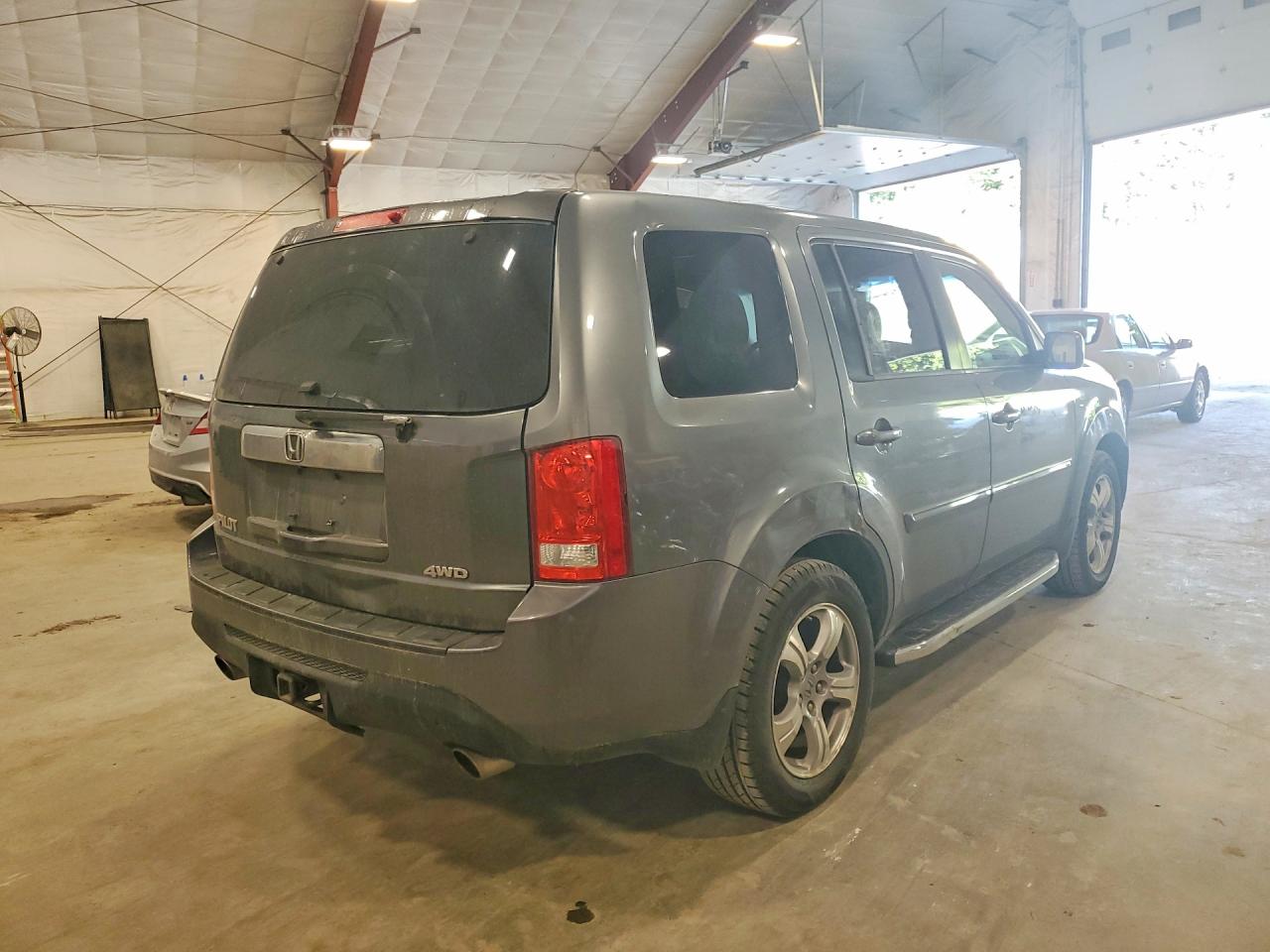 2012 Honda Pilot Exl Серый vin: 5FNYF4H53CB022007