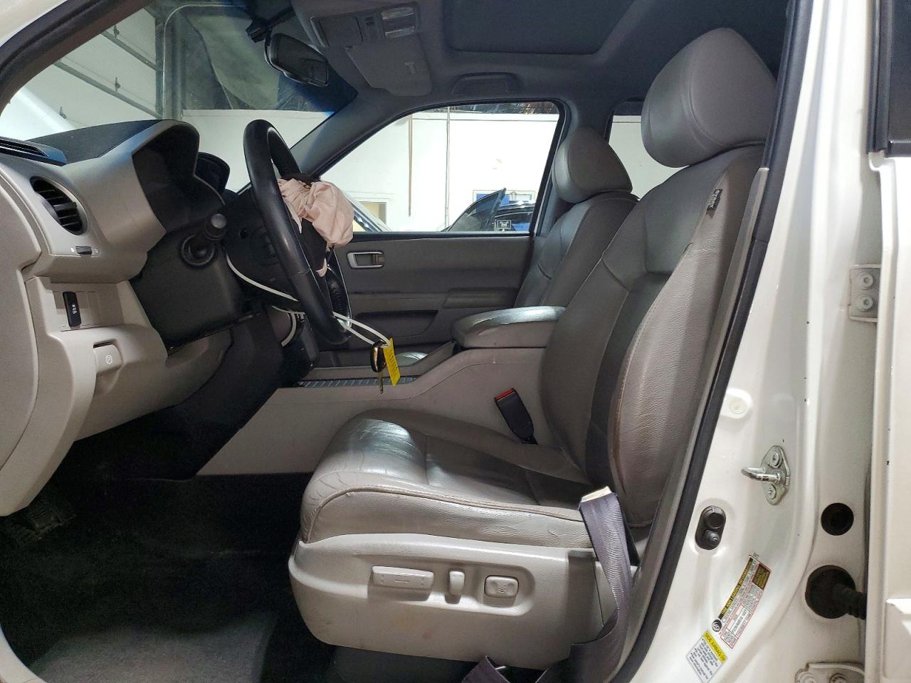 2012 Honda Pilot Exl White vin: 5FNYF4H53CB024470