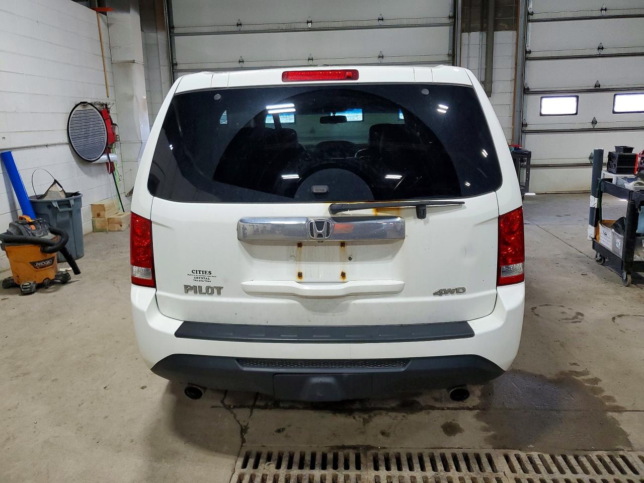 2012 Honda Pilot Exl White vin: 5FNYF4H53CB024470