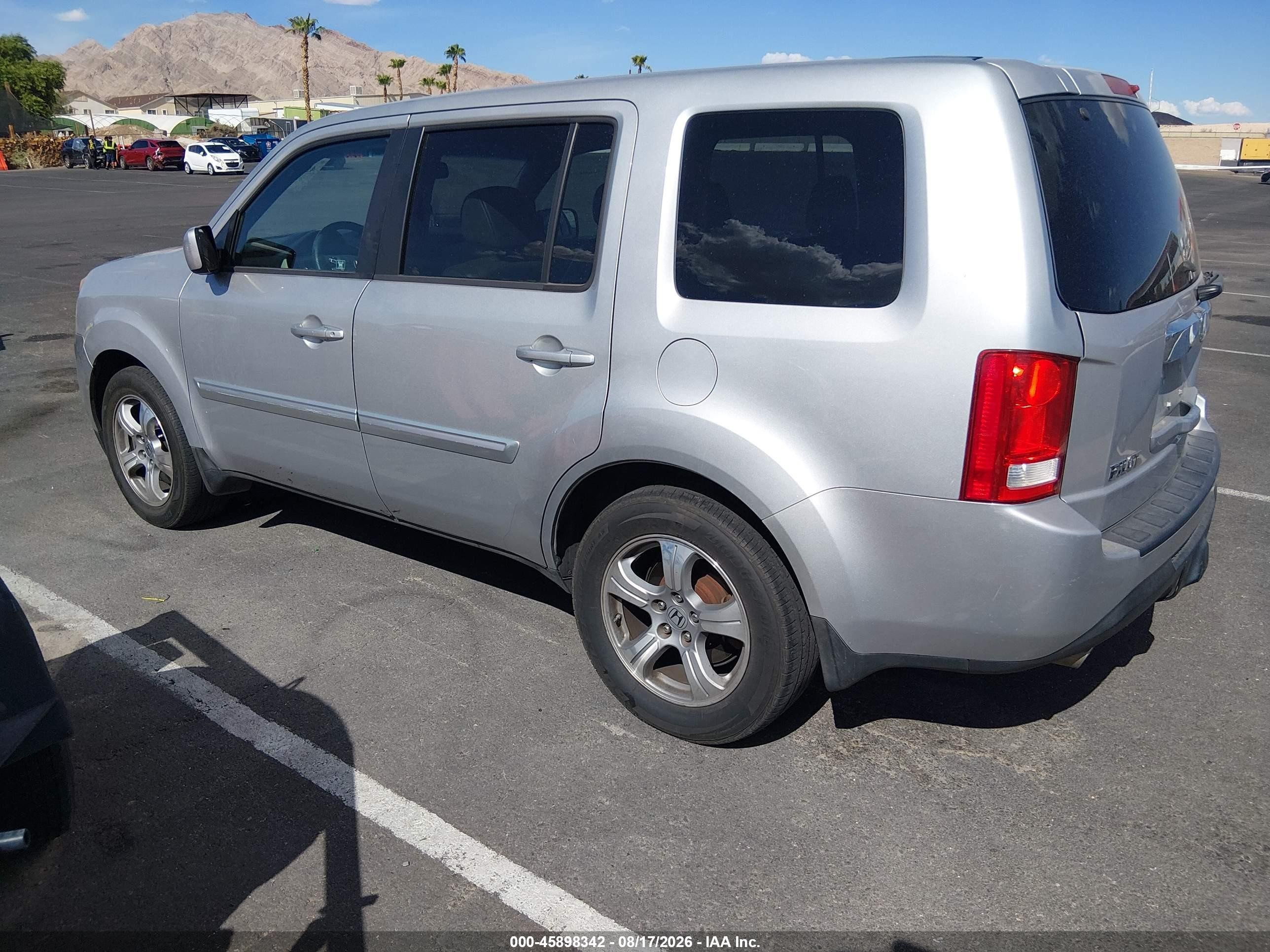 2012 Honda Pilot Ex-l Silver vin: 5FNYF4H53CB048851
