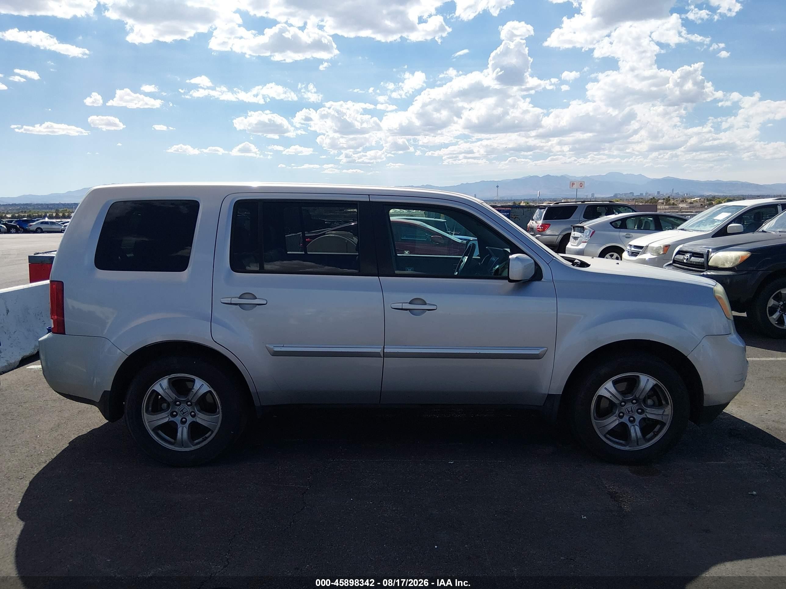 2012 Honda Pilot Ex-l Silver vin: 5FNYF4H53CB048851