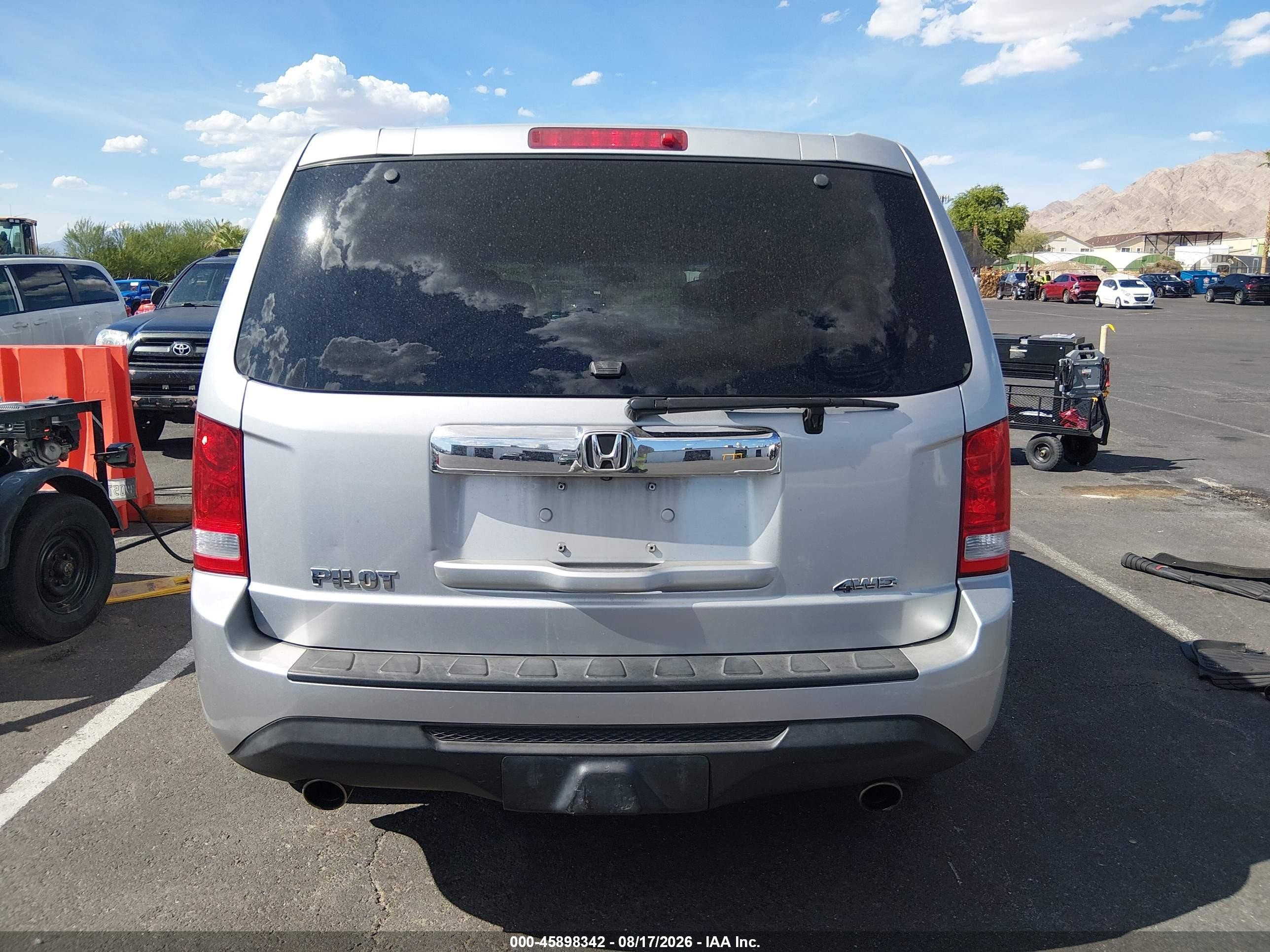 2012 Honda Pilot Ex-l Silver vin: 5FNYF4H53CB048851