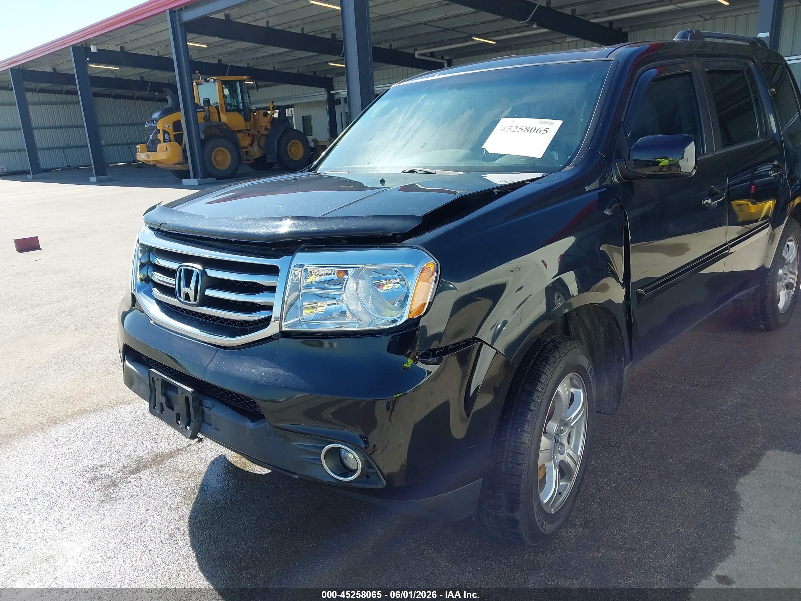 2012 Honda Pilot Ex-l Black vin: 5FNYF4H53CB053970