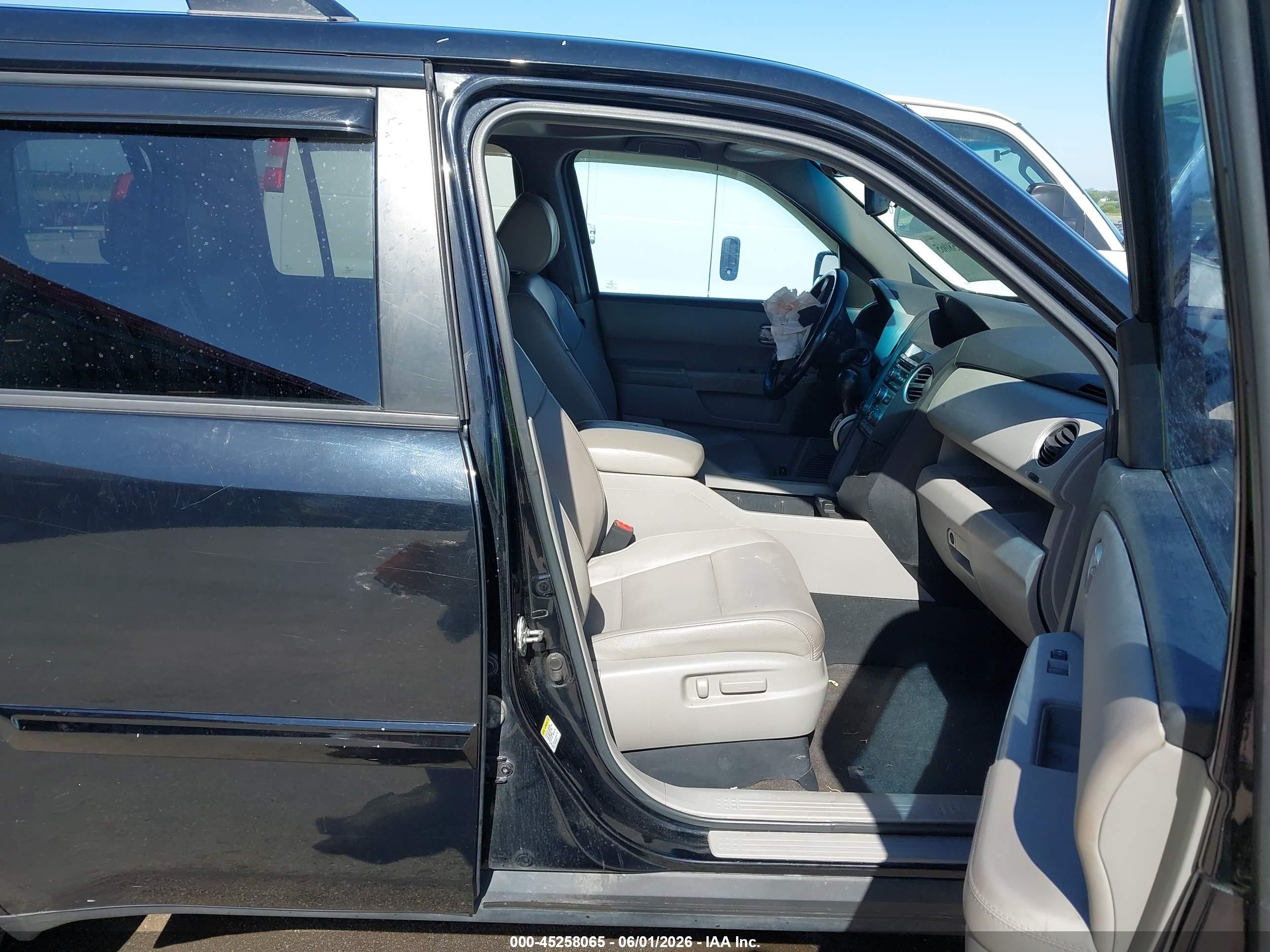 2012 Honda Pilot Ex-l Black vin: 5FNYF4H53CB053970