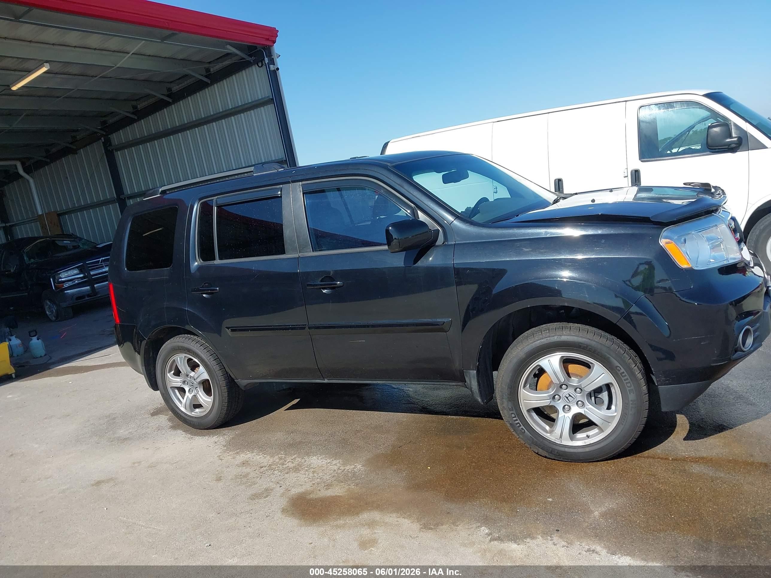 2012 Honda Pilot Ex-l Black vin: 5FNYF4H53CB053970