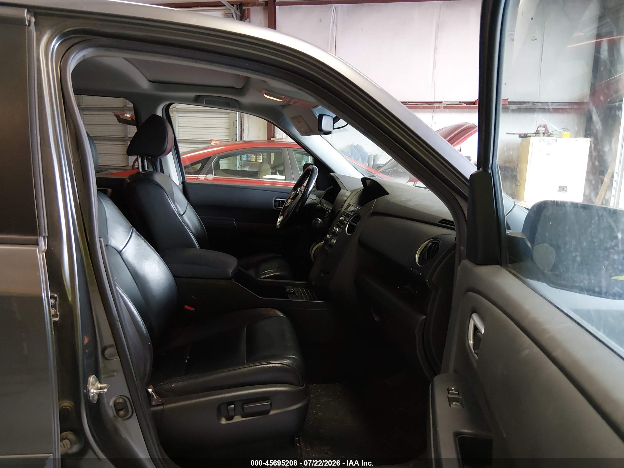 2012 Honda Pilot Ex-l Серый vin: 5FNYF4H53CB054763