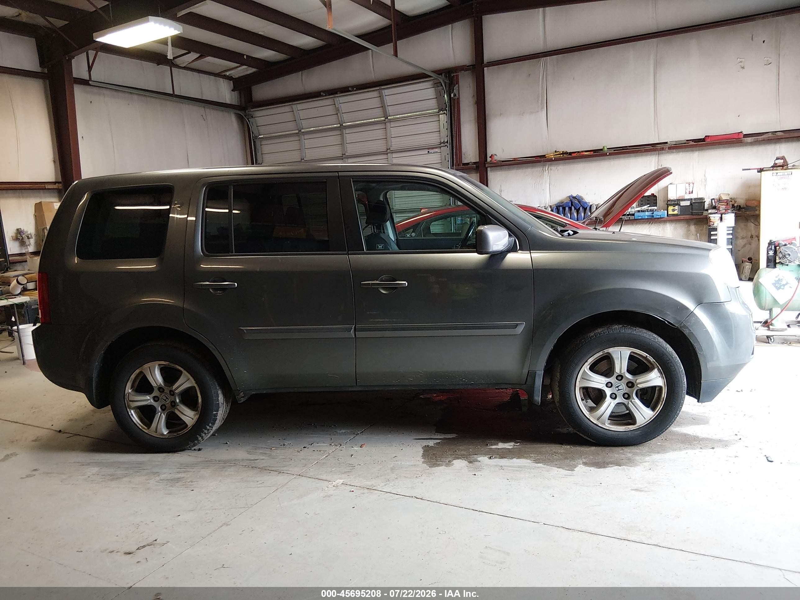 2012 Honda Pilot Ex-l Серый vin: 5FNYF4H53CB054763